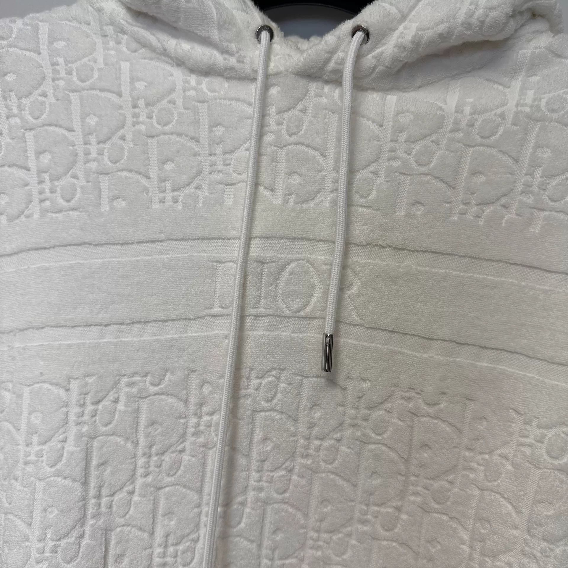 Dior Dior Monogram Oblique Hoodie White Size M Size US M / EU 48-50 / 2 - 9 Thumbnail