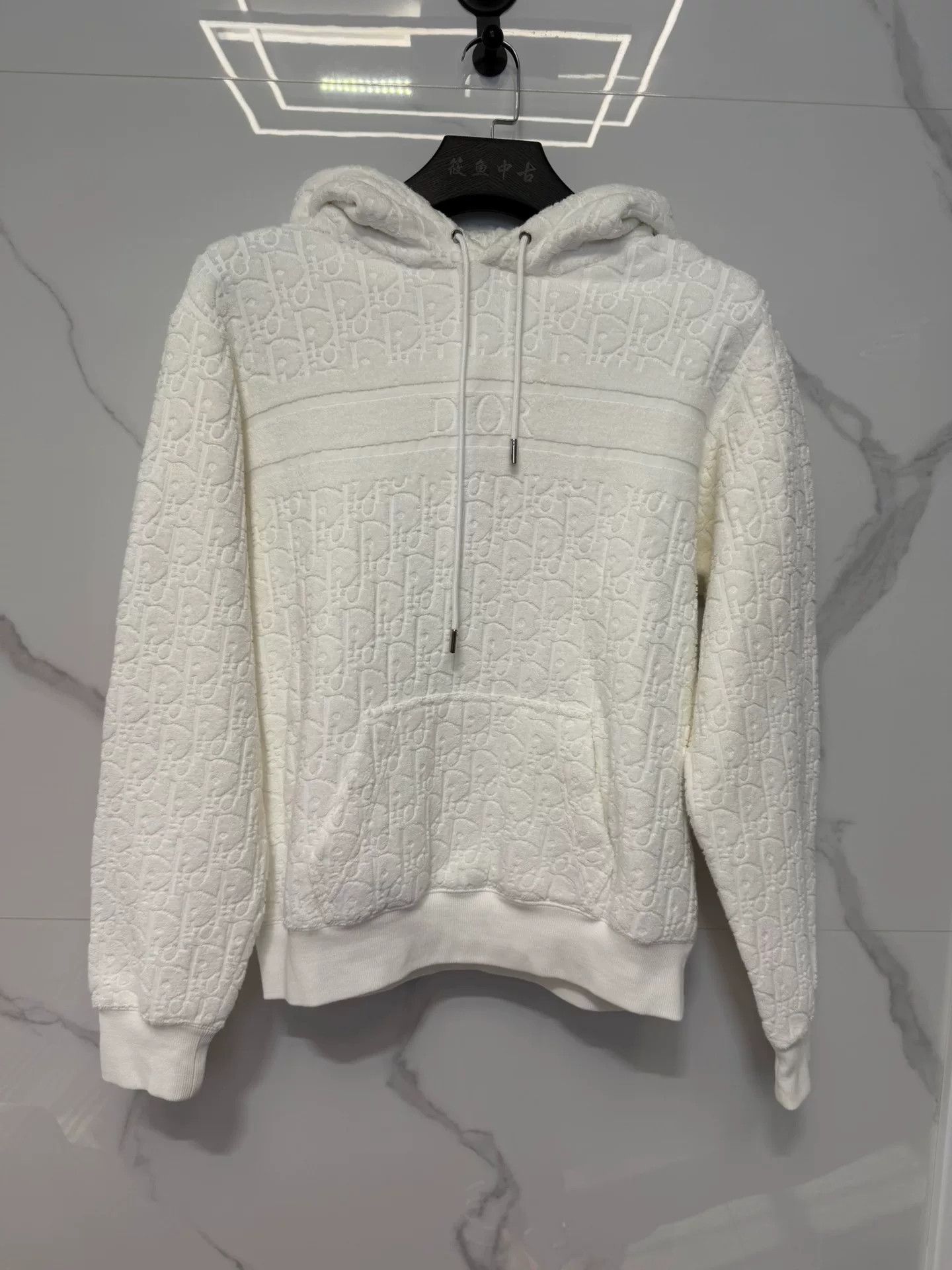 Dior Dior Monogram Oblique Hoodie White Size M Size US M / EU 48-50 / 2 - 2 Thumbnail