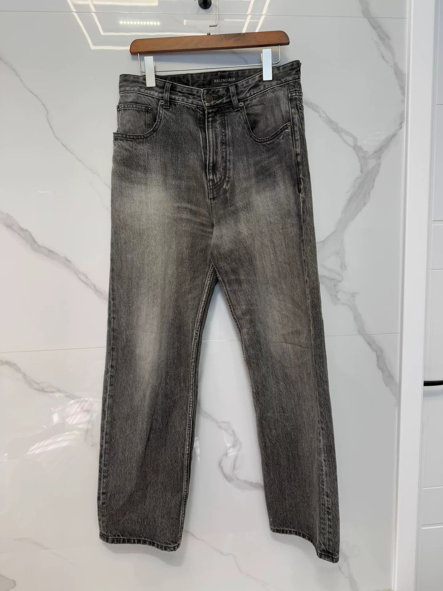 Balenciaga Balenciaga Grey Denim Jeans Size XS Size US 28 / EU 44 - 2 Thumbnail