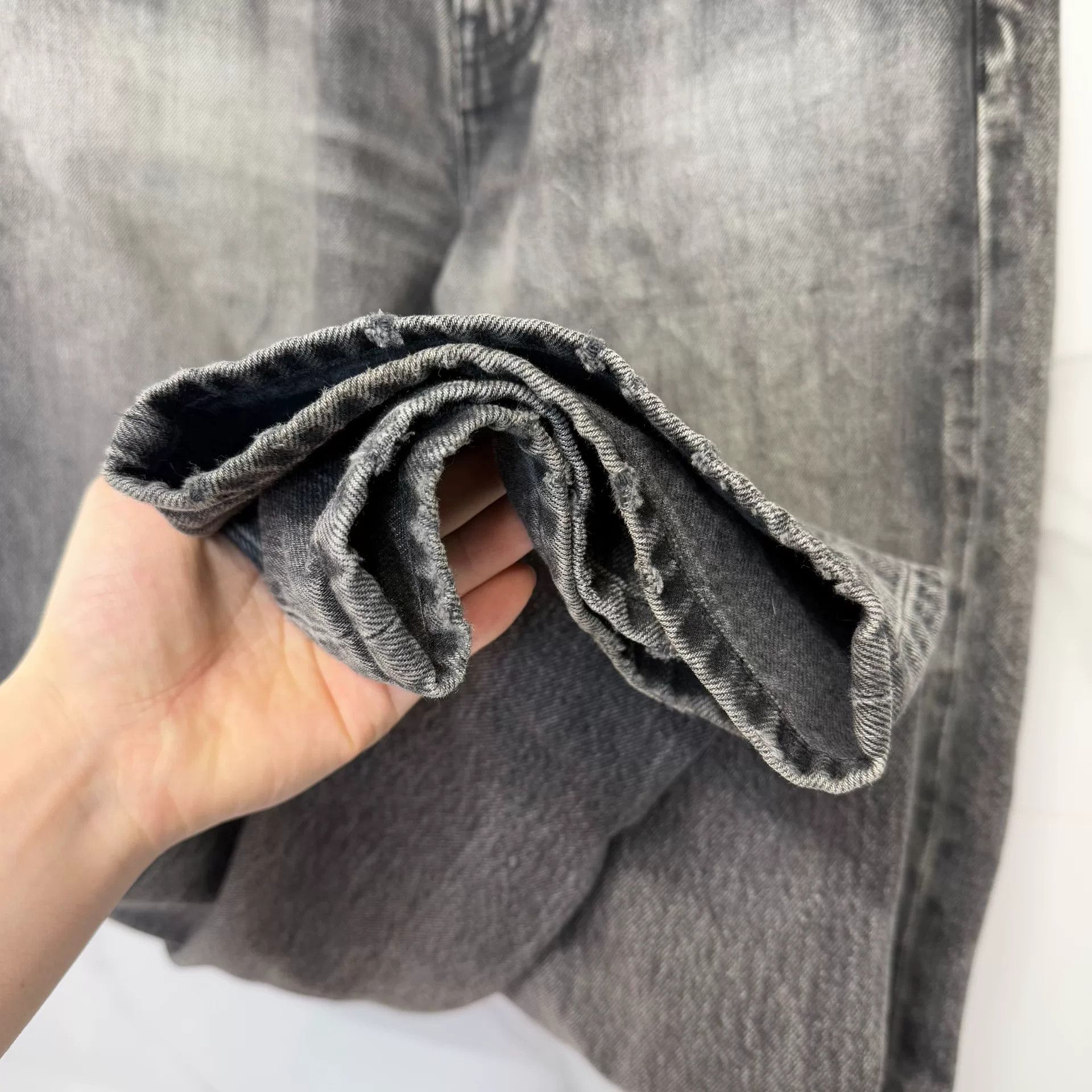 Balenciaga Balenciaga Grey Denim Jeans Size XS Size US 28 / EU 44 - 5 Thumbnail