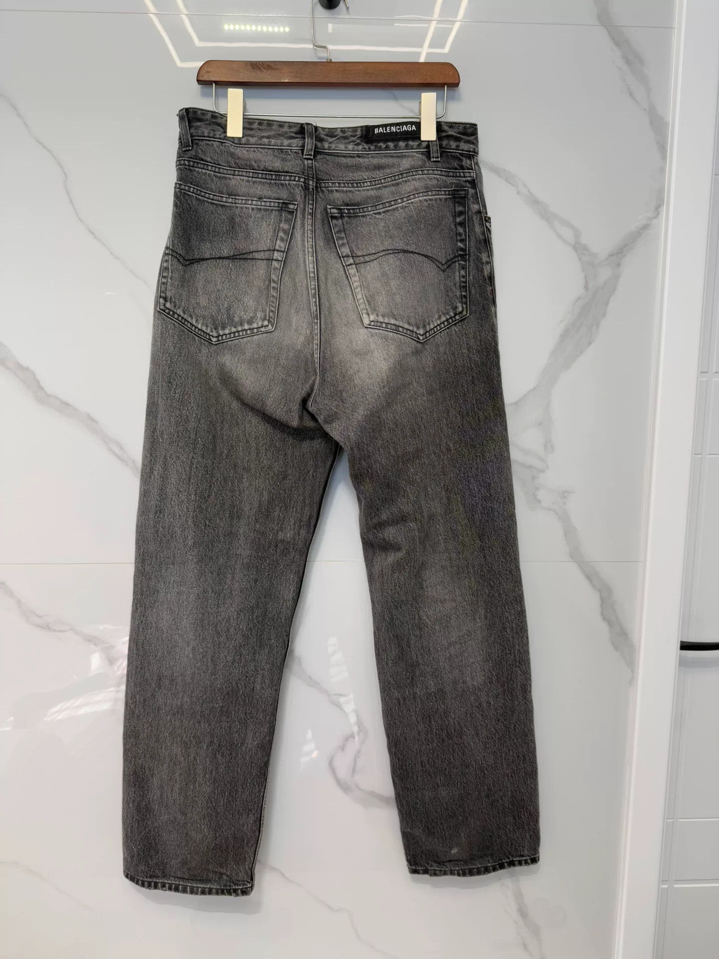 Balenciaga Balenciaga Grey Denim Jeans Size XS Size US 28 / EU 44 - 3 Thumbnail