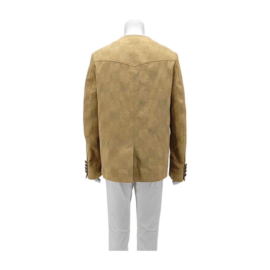 Louis Vuitton Louis Vuitton Damier Collarless Jacket Size M Size US M / EU 48-50 / 2 - 2 Thumbnail