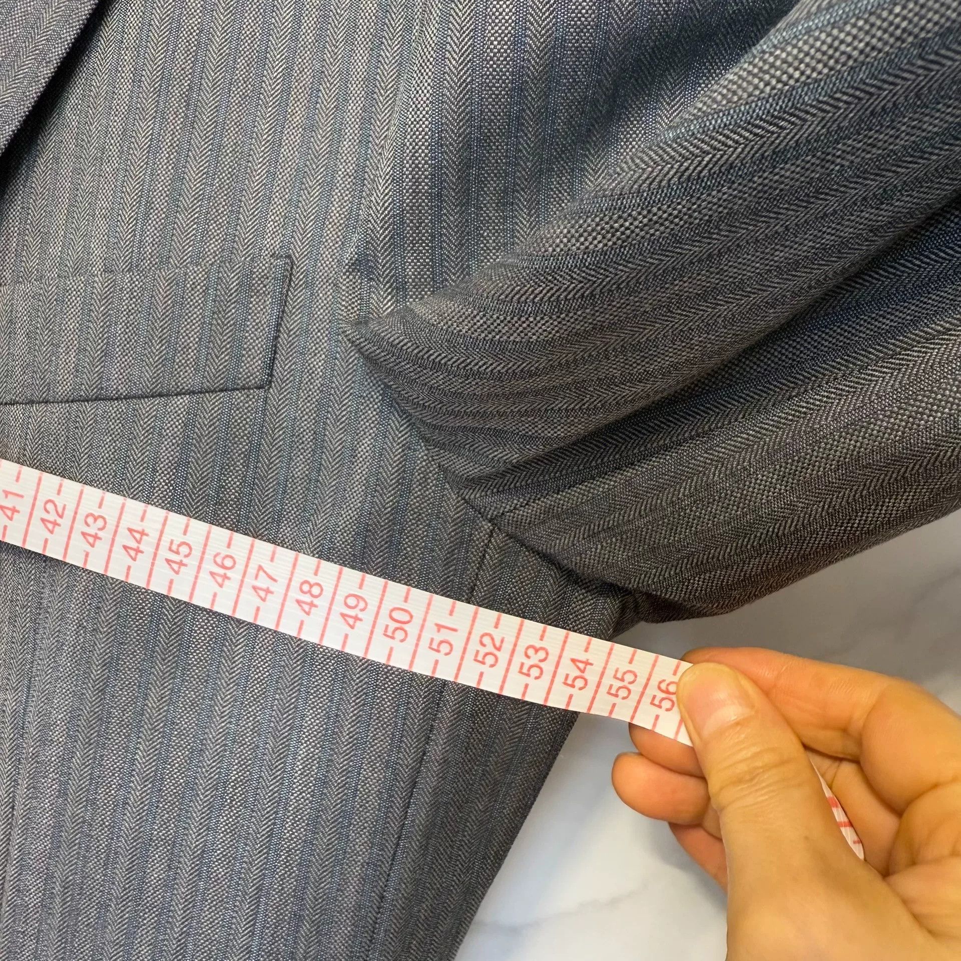 Gucci Gucci Herringbone Suit Size 42R Size 42R - 6 Thumbnail