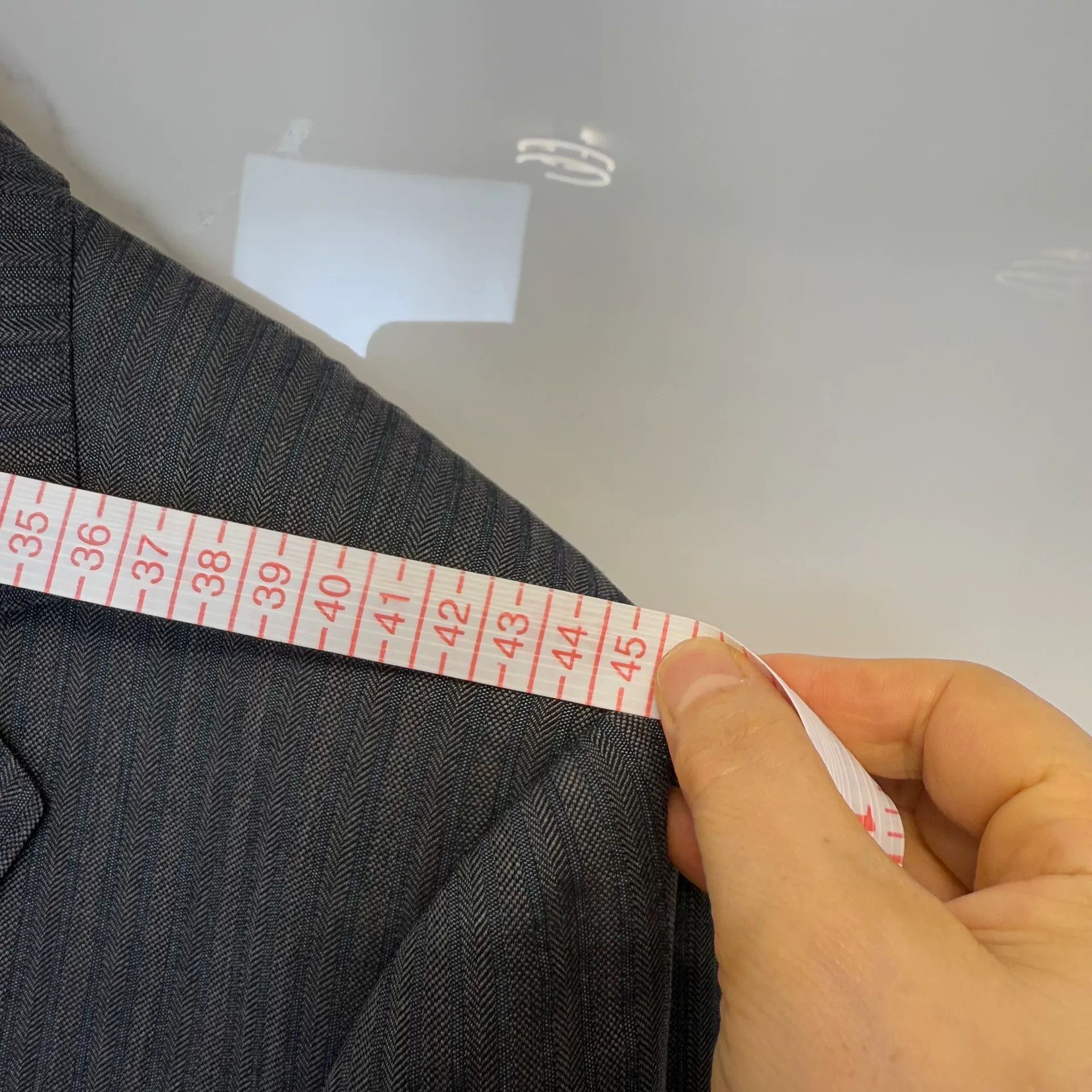 Gucci Gucci Herringbone Suit Size 42R Size 42R - 5 Thumbnail
