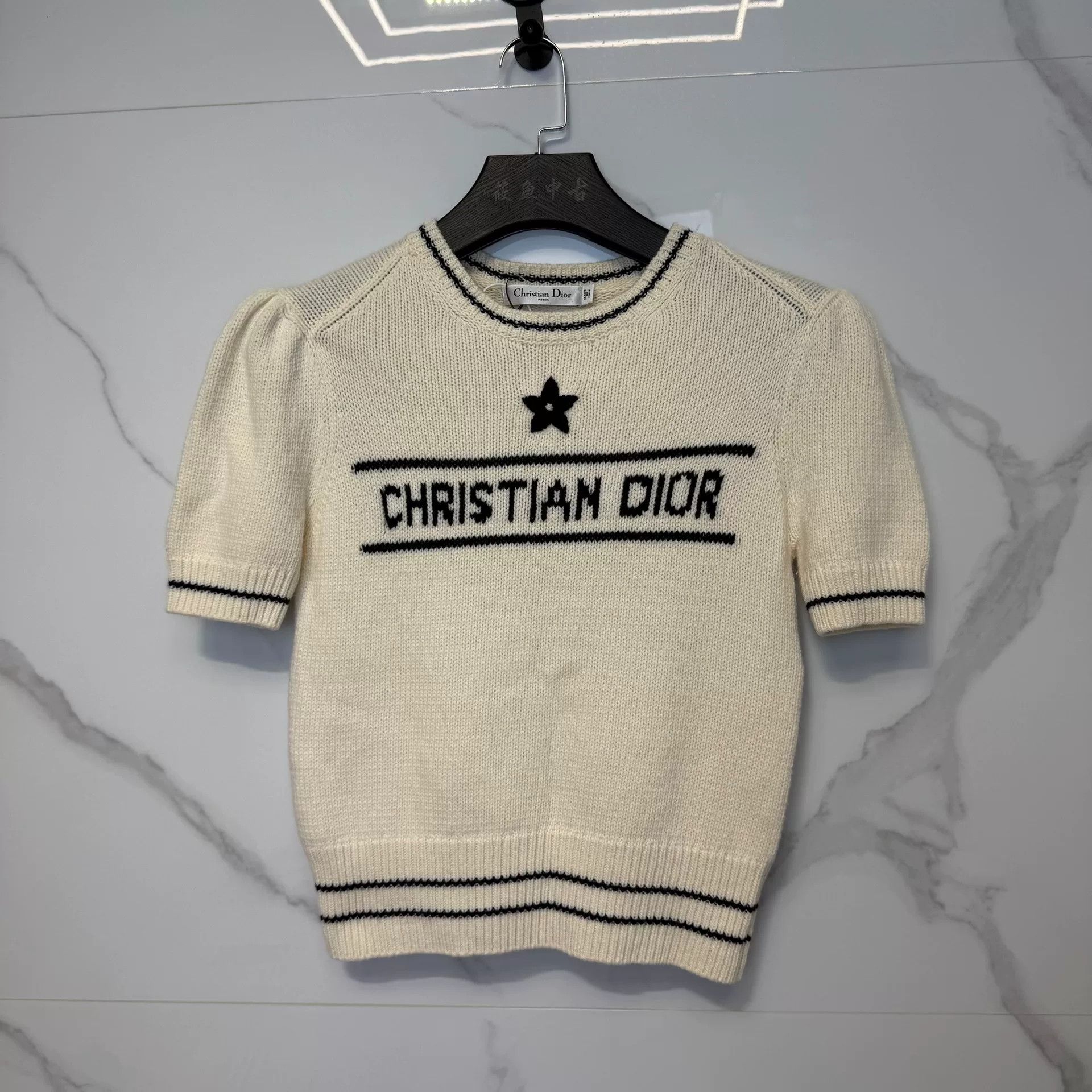 Dior Dior Logo Star Knit Sweater Size FR 40 Size M / US 6-8 / IT 42-44 - 2 Thumbnail