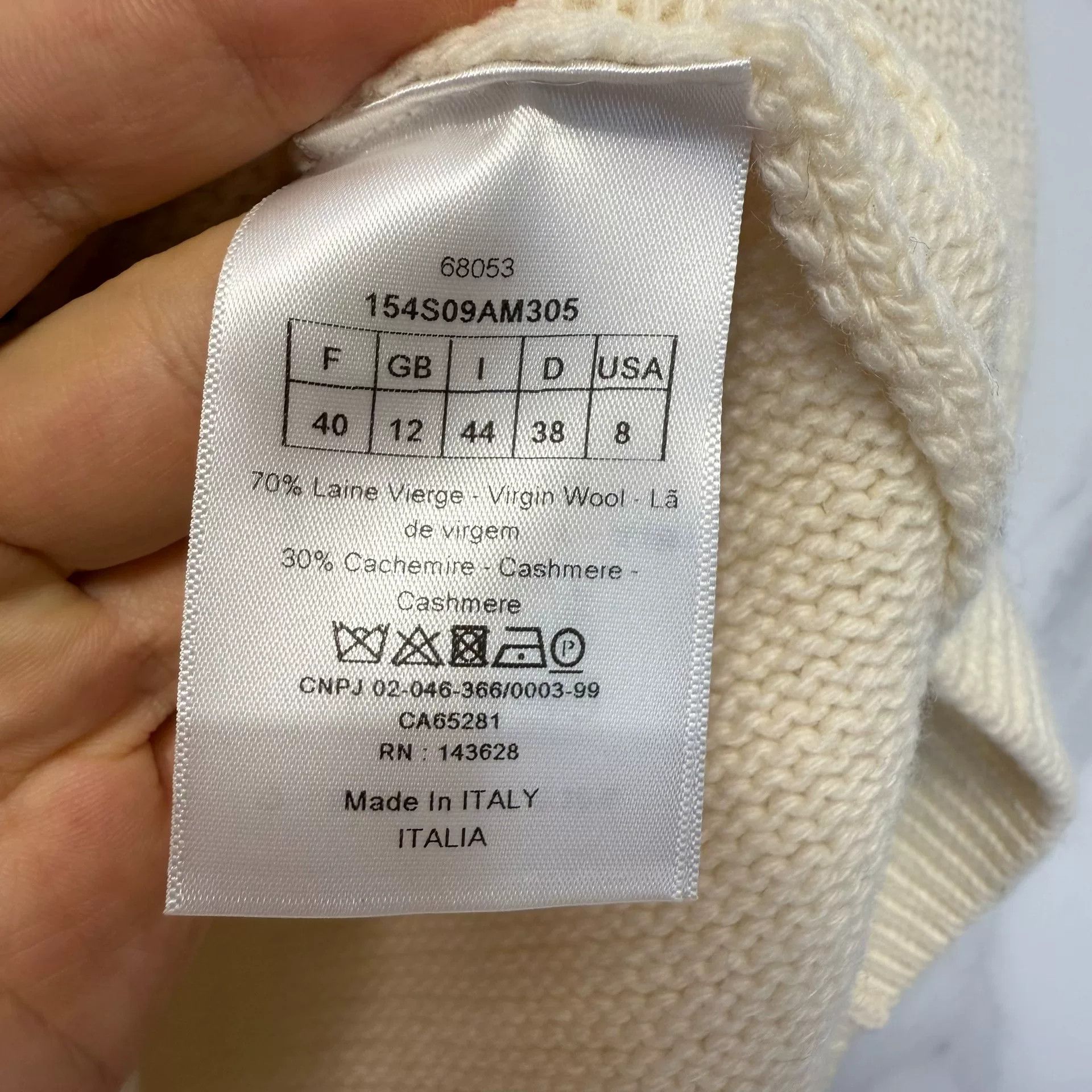 Dior Dior Logo Star Knit Sweater Size FR 40 Size M / US 6-8 / IT 42-44 - 4 Thumbnail