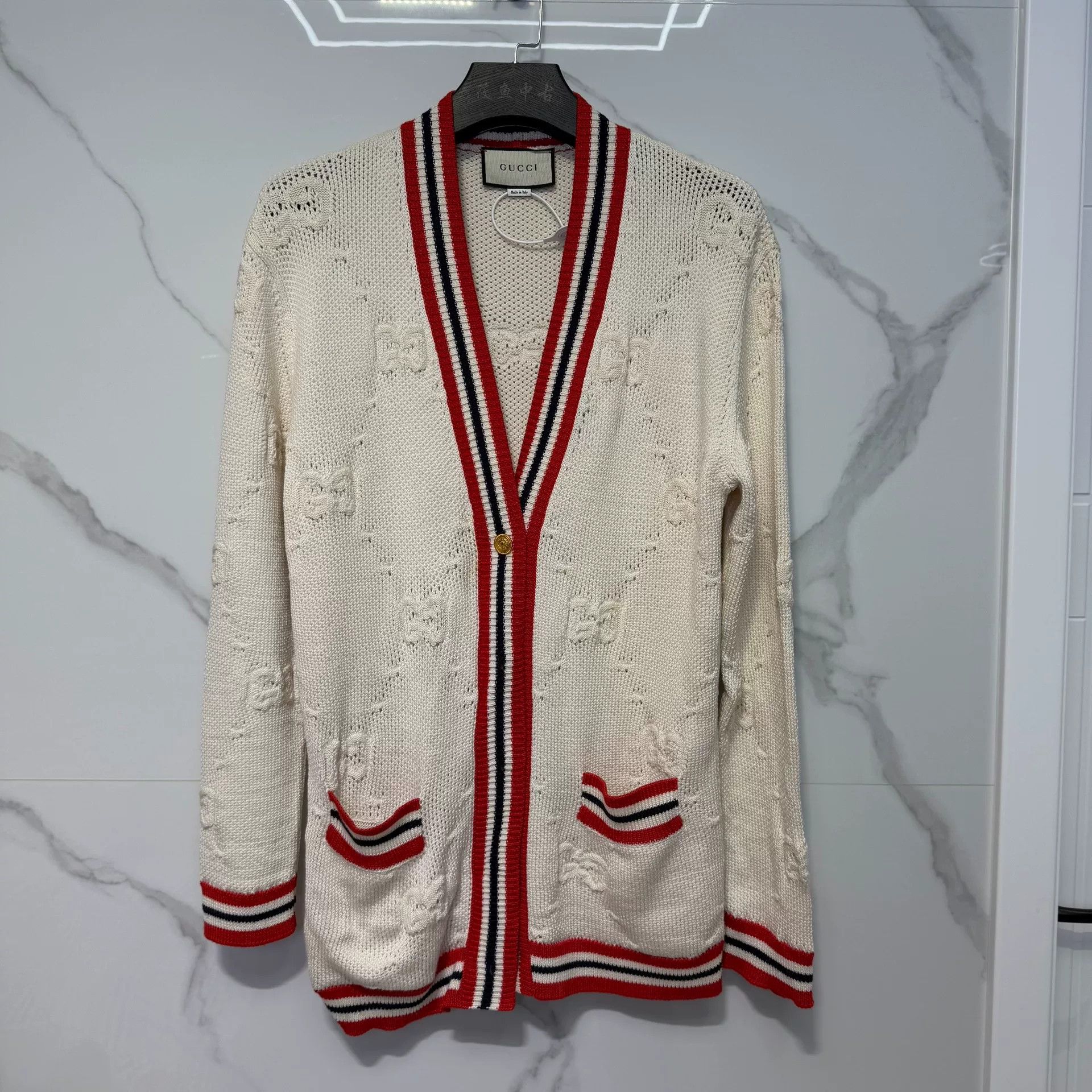 Gucci Gucci Monogram Knit Cardigan Size S Size S / US 4 / IT 40 - 3 Thumbnail
