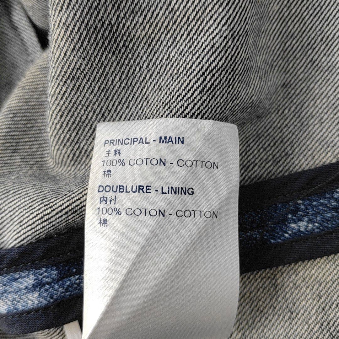 Louis Vuitton Louis Vuitton Damier Denim Short Sleeve Shirt Size XL Size US XL / EU 56 / 4 - 3 Thumbnail