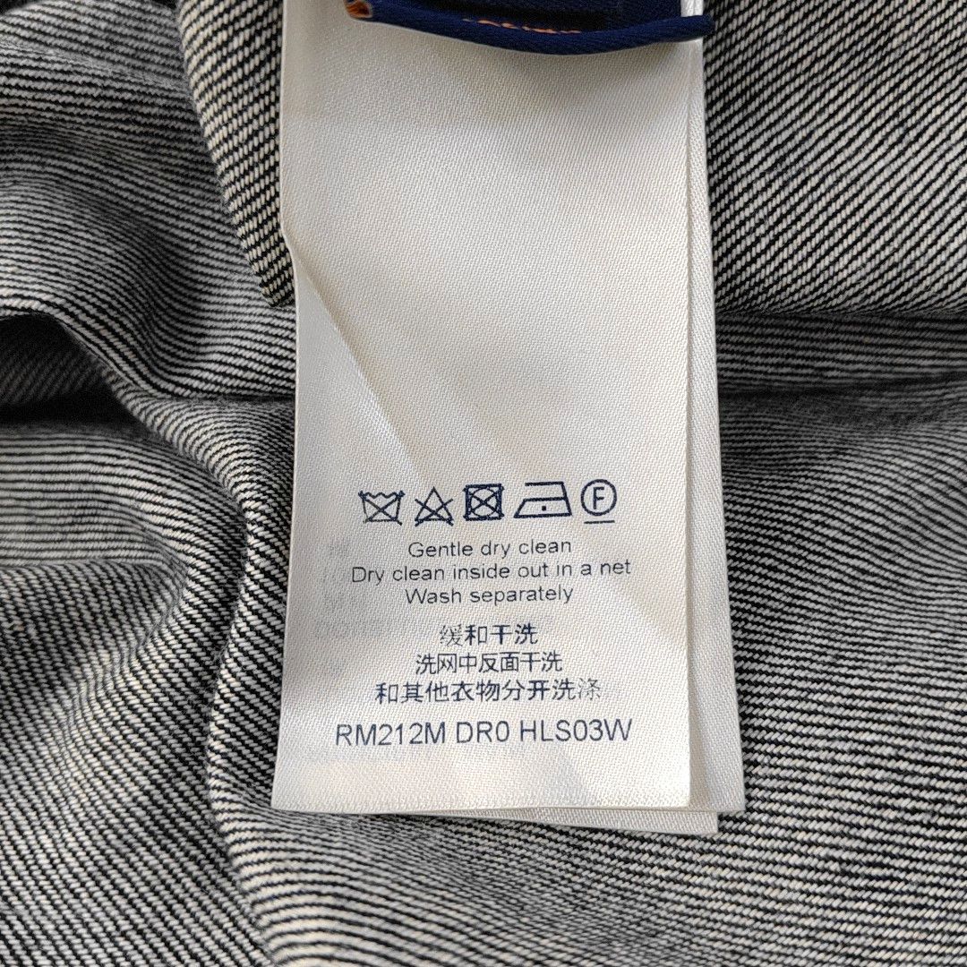 Louis Vuitton Louis Vuitton Damier Denim Short Sleeve Shirt Size XL Size US XL / EU 56 / 4 - 4 Thumbnail