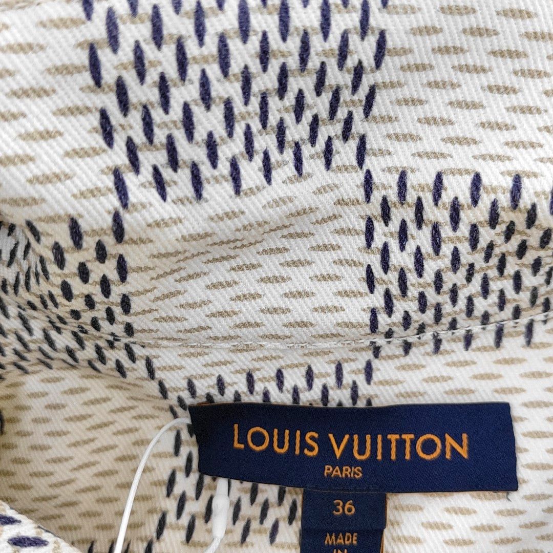 Louis Vuitton Louis Vuitton Checkered Cotton Jacket Size 36 Size XS / US 0-2 / IT 36-38 - 6 Thumbnail