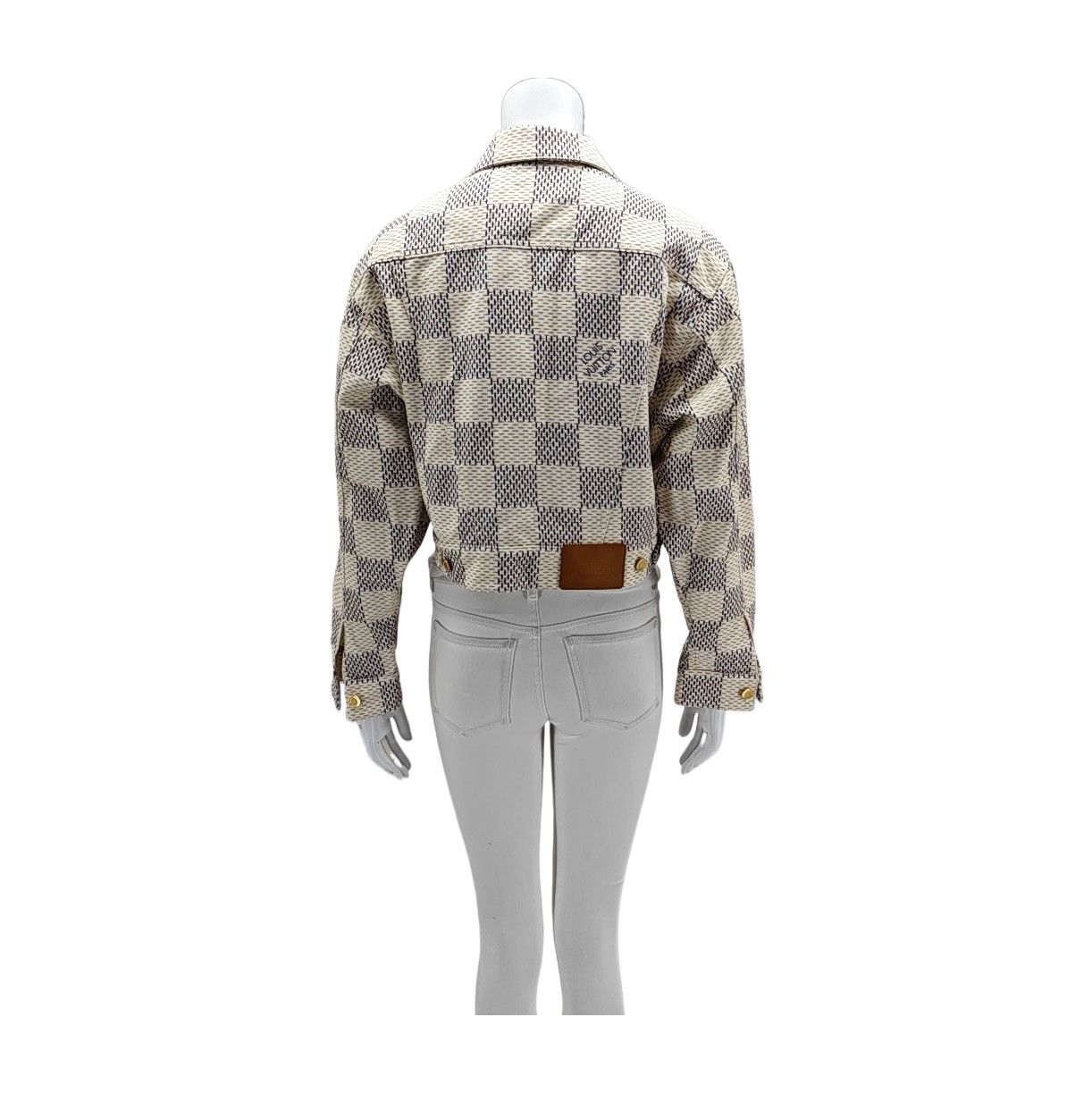 Louis Vuitton Louis Vuitton Checkered Cotton Jacket Size 36 Size XS / US 0-2 / IT 36-38 - 2 Thumbnail