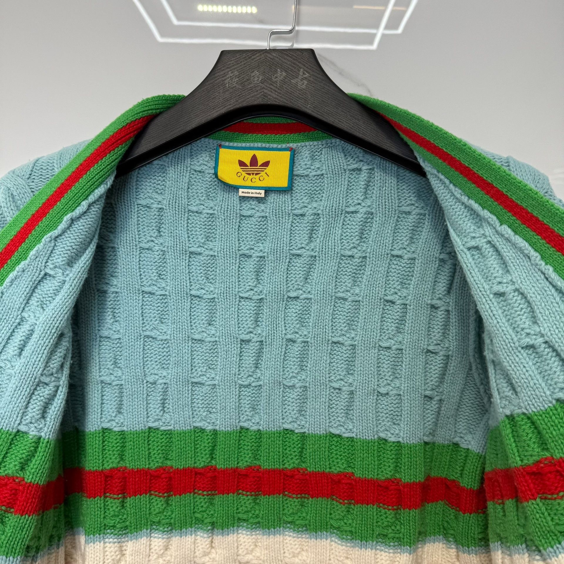 Gucci Gucci x Adidas Knit Cardigan Size M Size US M / EU 48-50 / 2 - 6 Thumbnail
