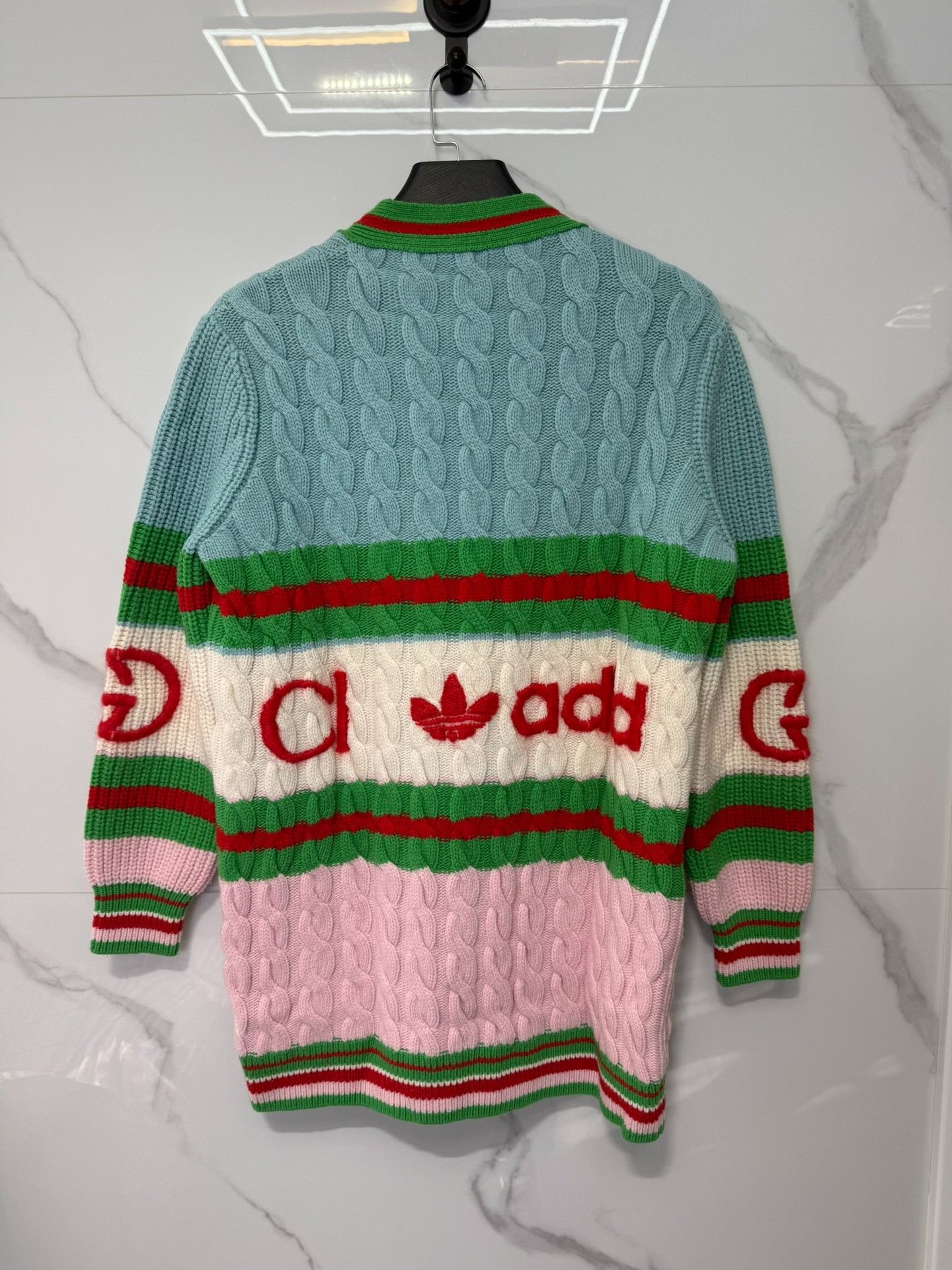 Gucci Gucci x Adidas Knit Cardigan Size M Size US M / EU 48-50 / 2 - 3 Thumbnail