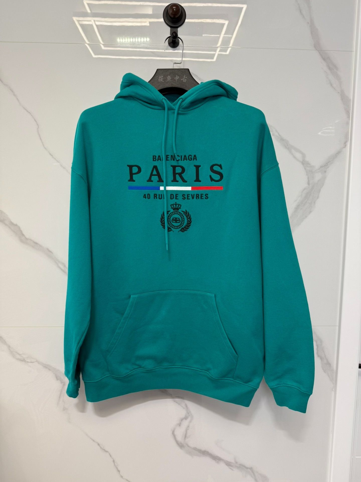 Balenciaga Balenciaga Paris Logo Embroidery Hoodie Size S Size US S / EU 44-46 / 1 - 2 Thumbnail