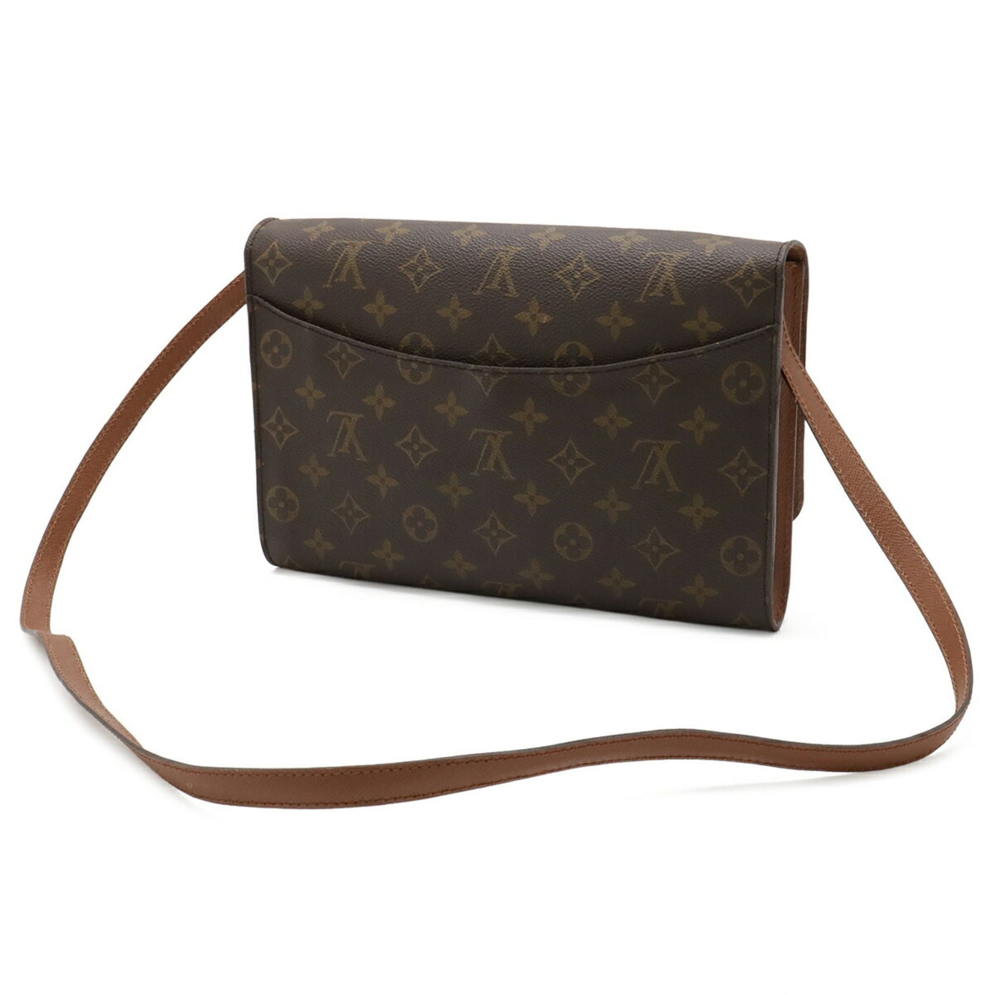 Louis Vuitton LOUIS VUITTON Monogram Bordeaux Shoulder Bag Clutch Second M51797 Size ONE SIZE - 3 Thumbnail