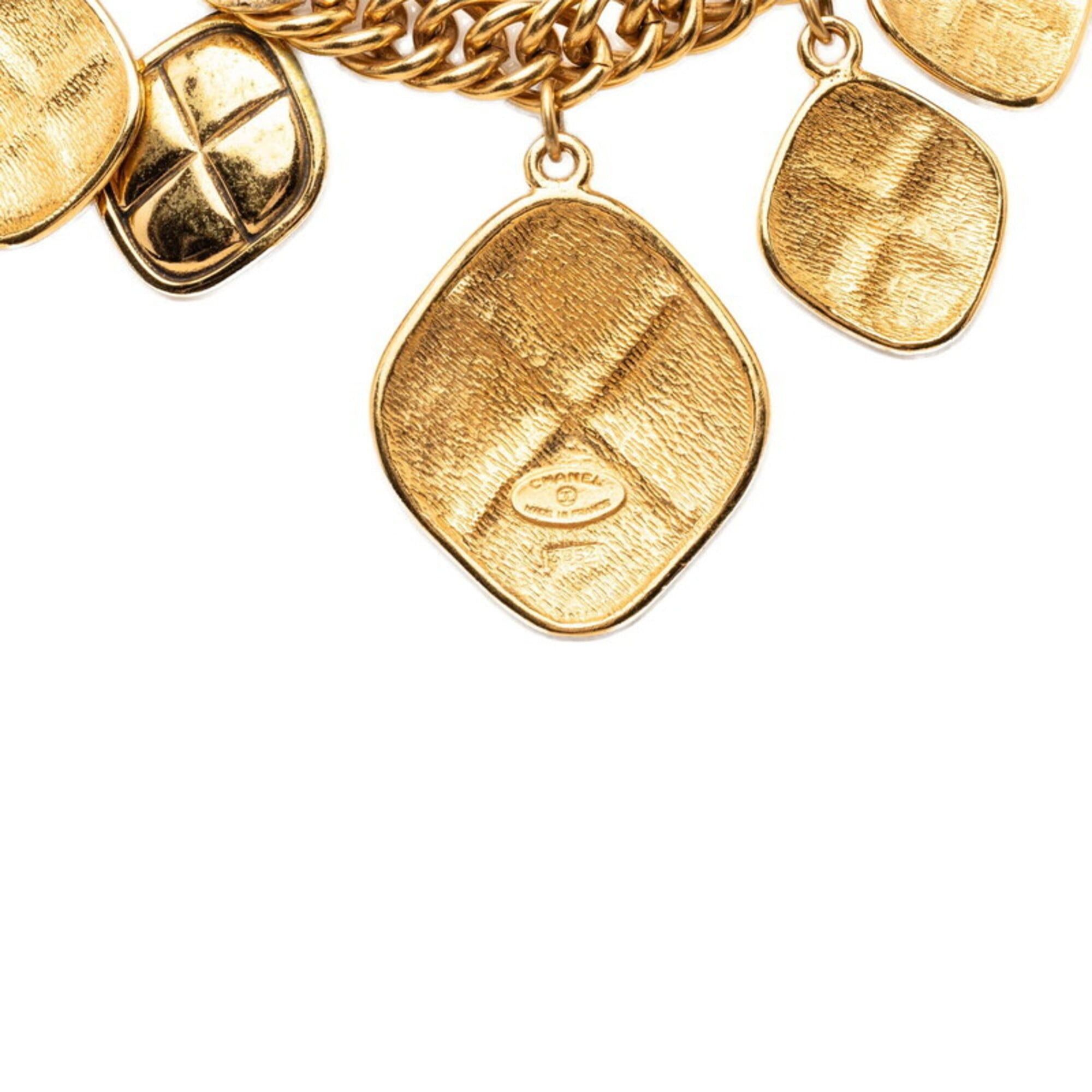 Chanel Chanel Matelassé Vintage Necklace, Gold Plated, Women's CHANEL Size ONE SIZE - 3 Thumbnail