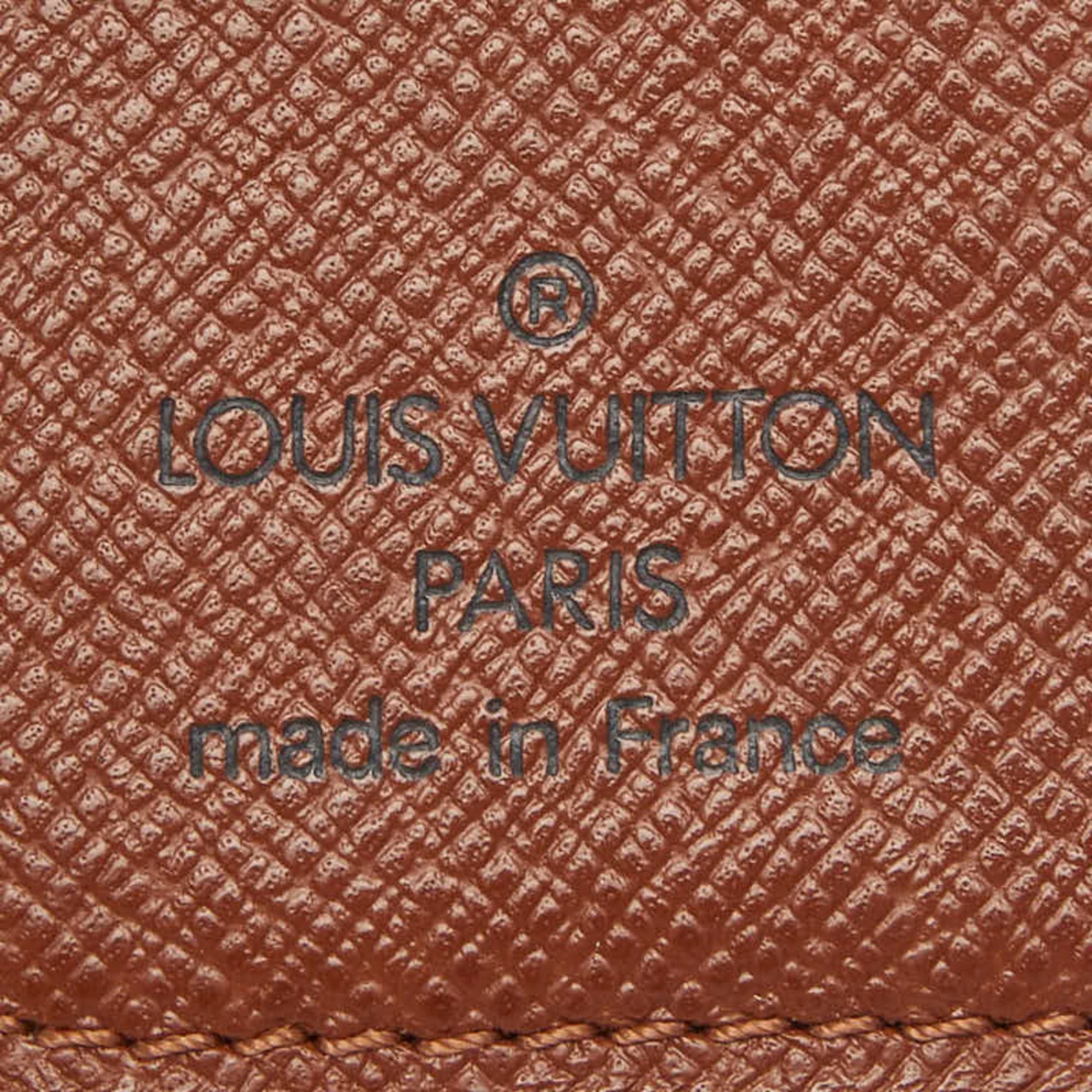 Louis Vuitton Louis Vuitton Monogram Compact Zip Bi-fold Wallet M61667 Brown Leather Women's LOUIS VUITTON Size ONE SIZE - 8 Thumbnail