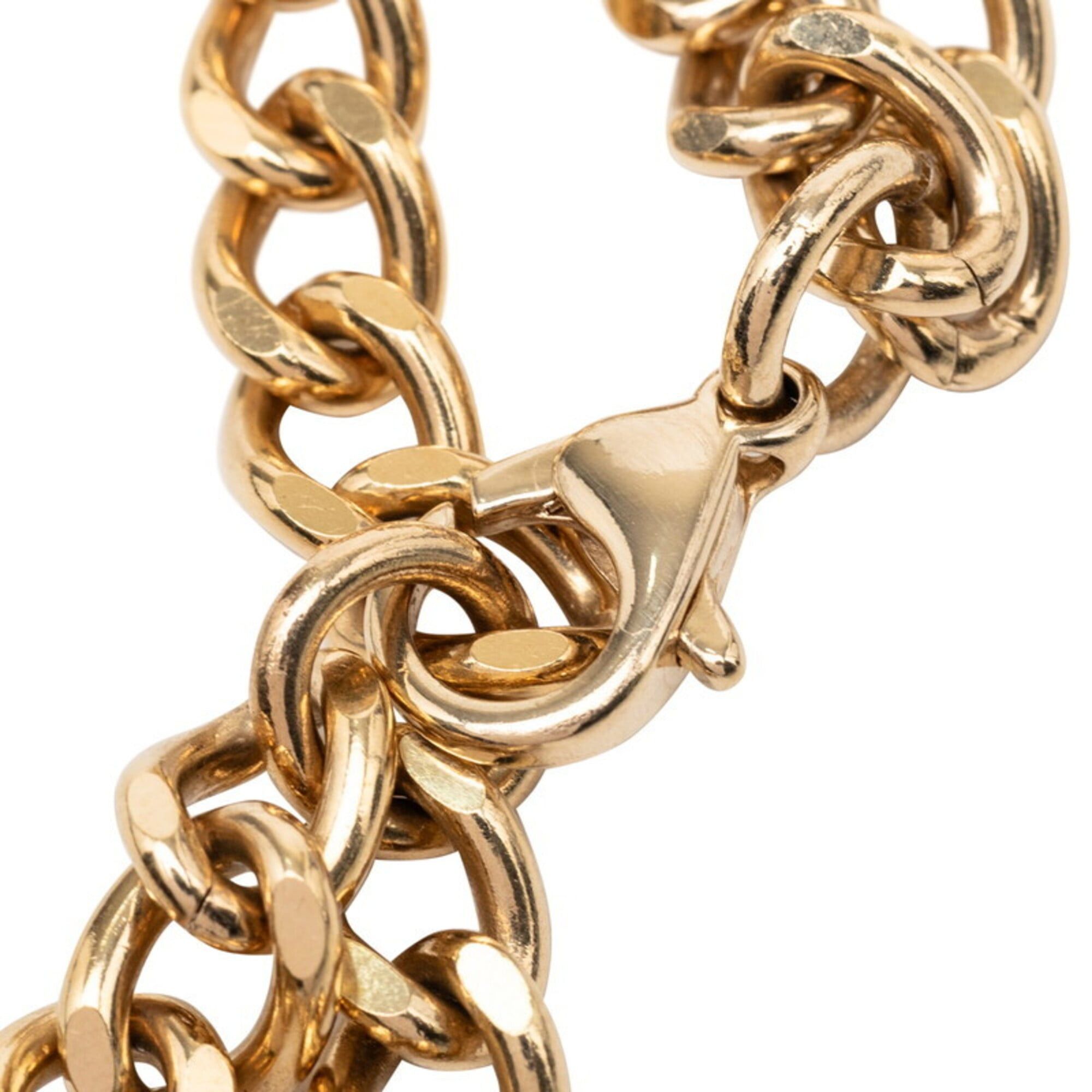 Chanel Chanel Coco Mark COCO Logo Chain Belt 02P Gold Plated Rhinestone Women's CHANEL Size ONE SIZE - 3 Thumbnail