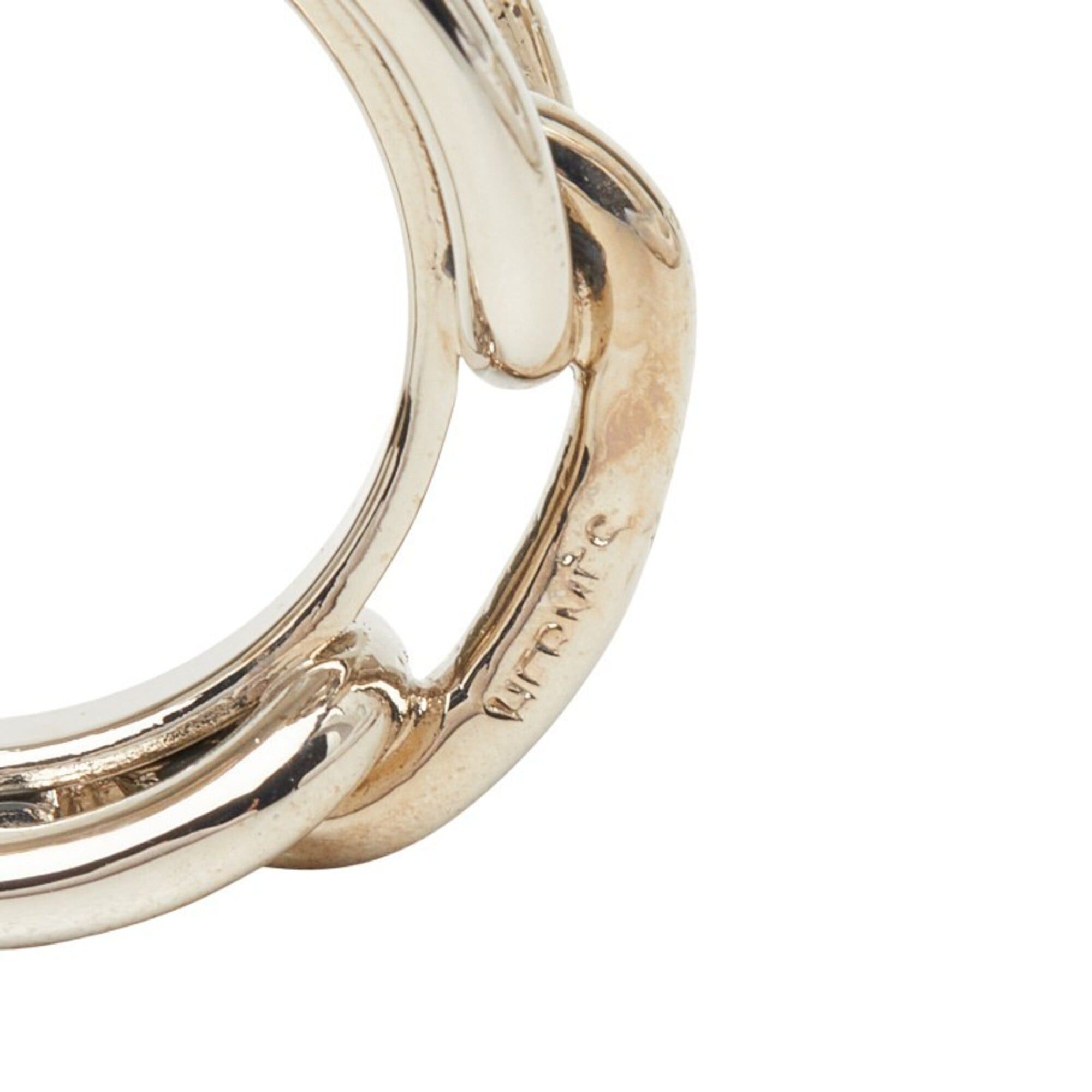 Hermes Hermes Lucadet Chaine d'Ancre Scarf Muffler Ring Silver Metal Women's HERMES Size ONE SIZE - 5 Thumbnail