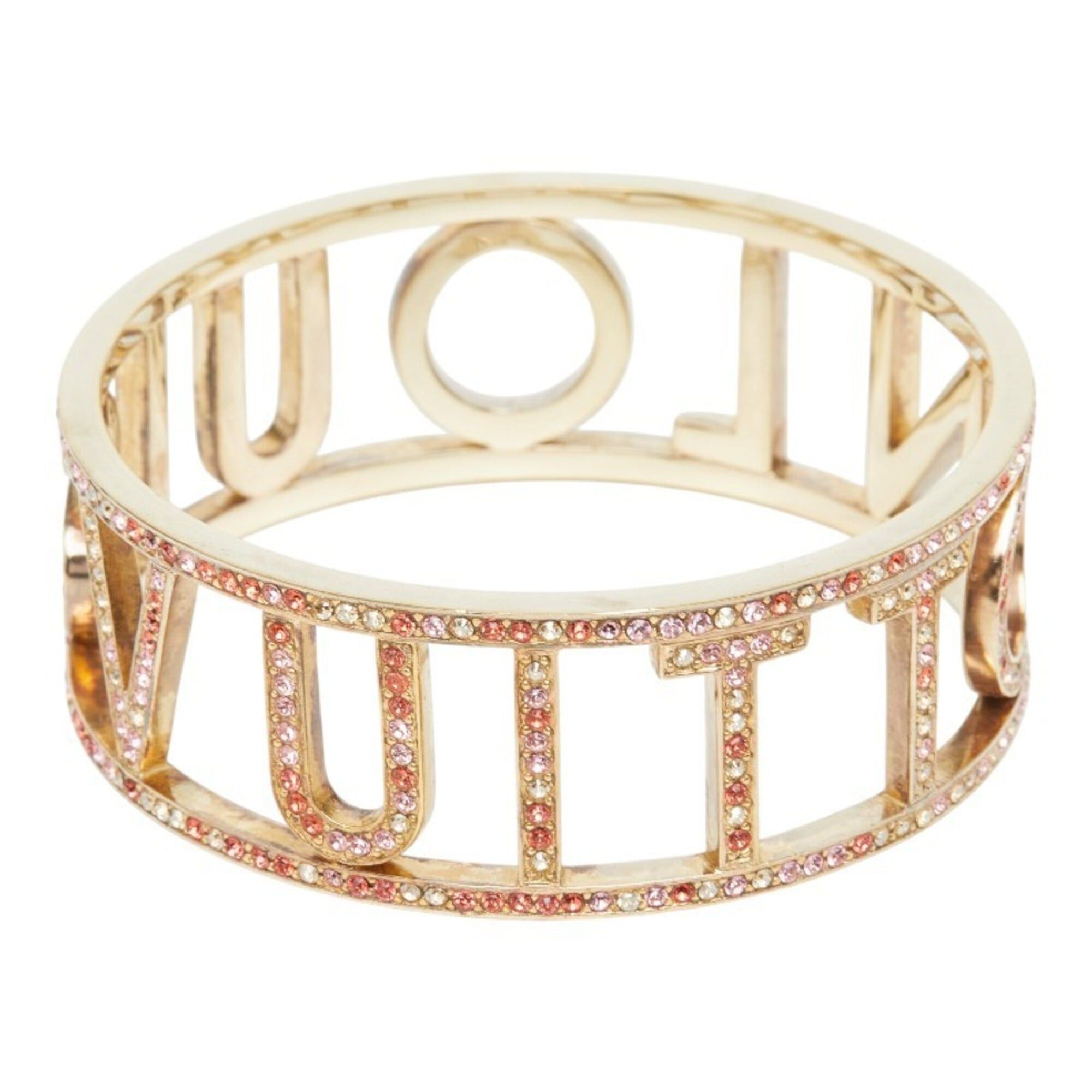 Louis Vuitton Louis Vuitton Bracelet 1001 Mille et Une Bangle M65690 Gold Multicolor Plated Rhinestone Women's LOUIS VUITTON Size ONE SIZE - 2 Thumbnail