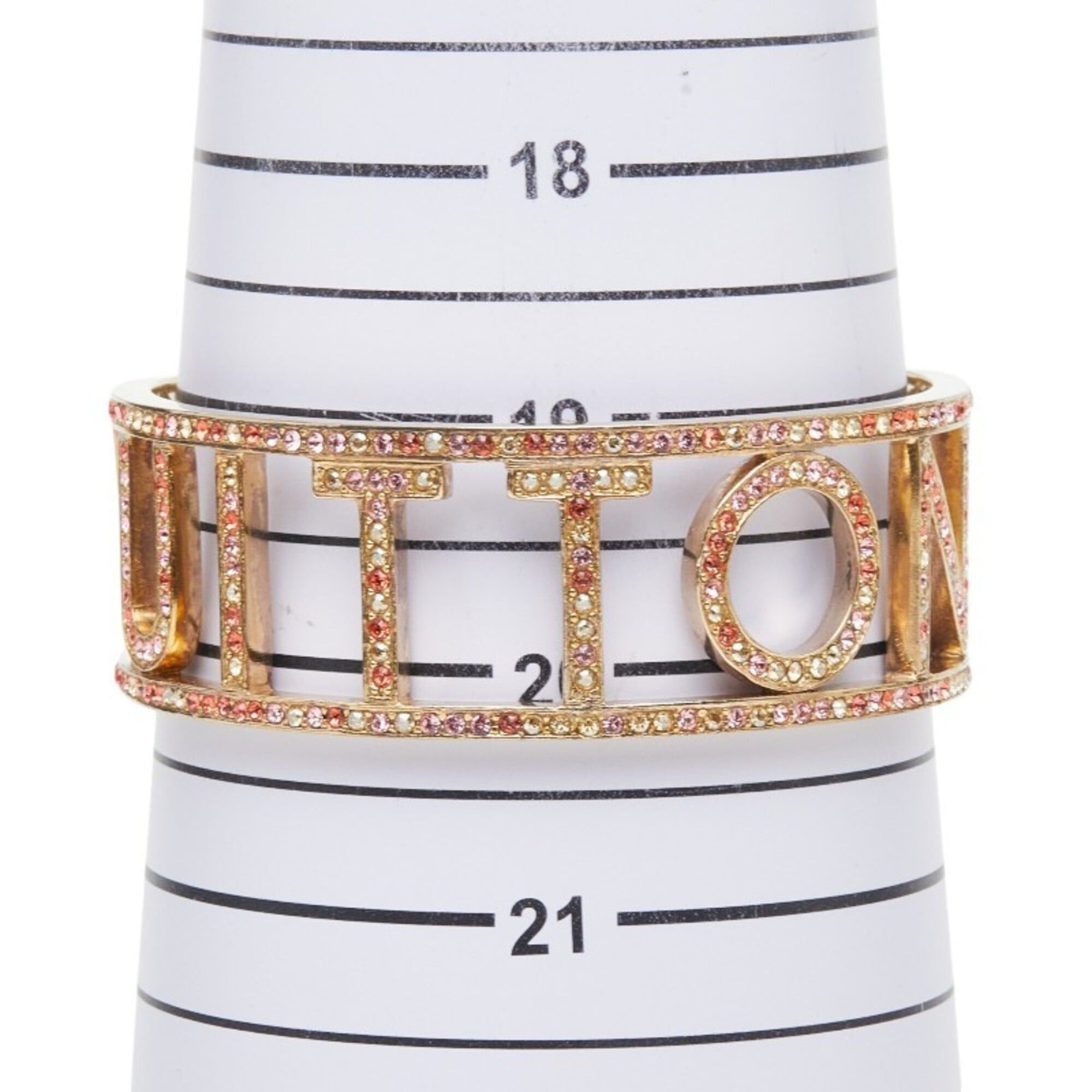 Louis Vuitton Louis Vuitton Bracelet 1001 Mille et Une Bangle M65690 Gold Multicolor Plated Rhinestone Women's LOUIS VUITTON Size ONE SIZE - 6 Thumbnail