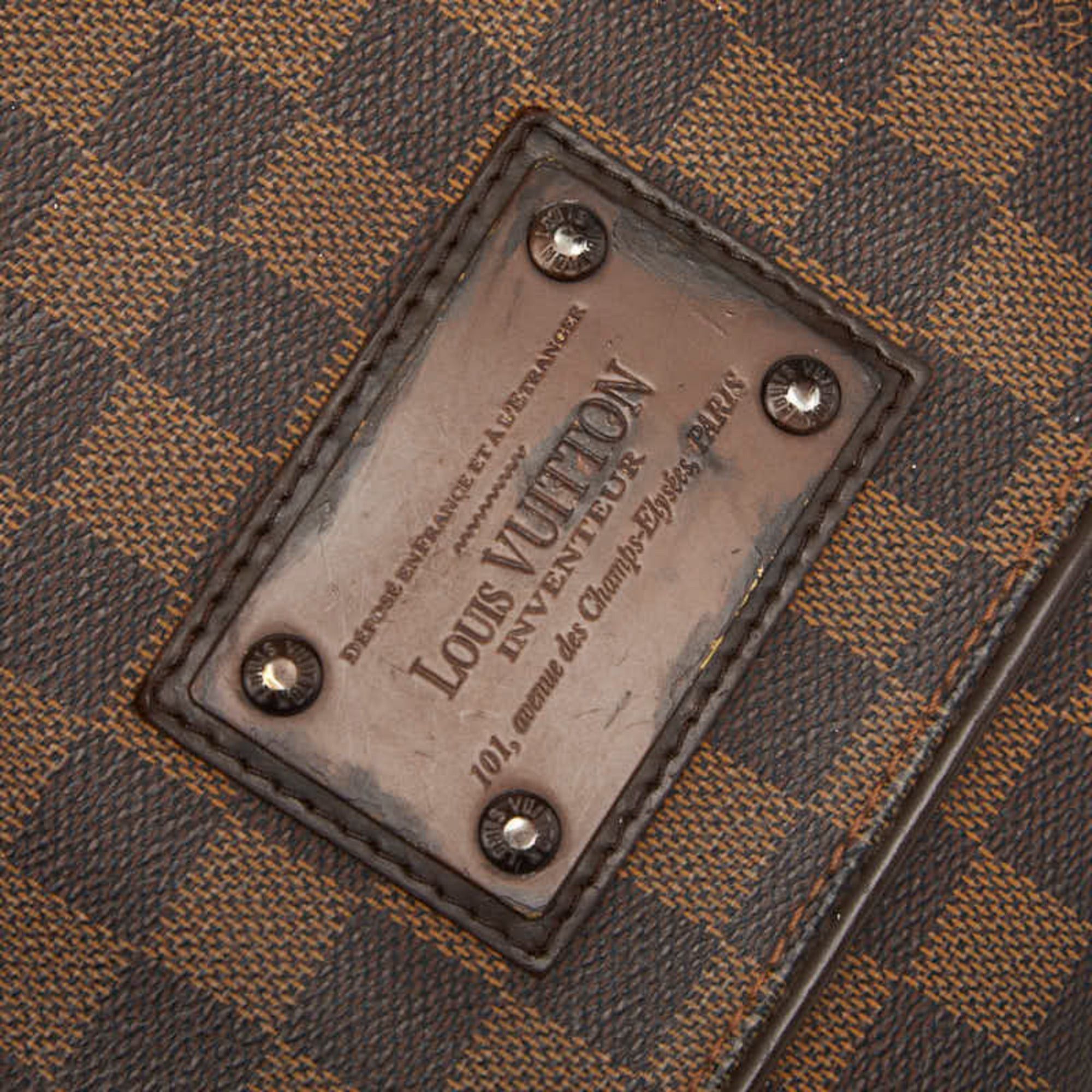 Louis Vuitton Louis Vuitton Damier Brooklyn PM Crossbody Shoulder Bag N51210 Brown Leather Women's LOUIS VUITTON Size ONE SIZE - 14 Thumbnail