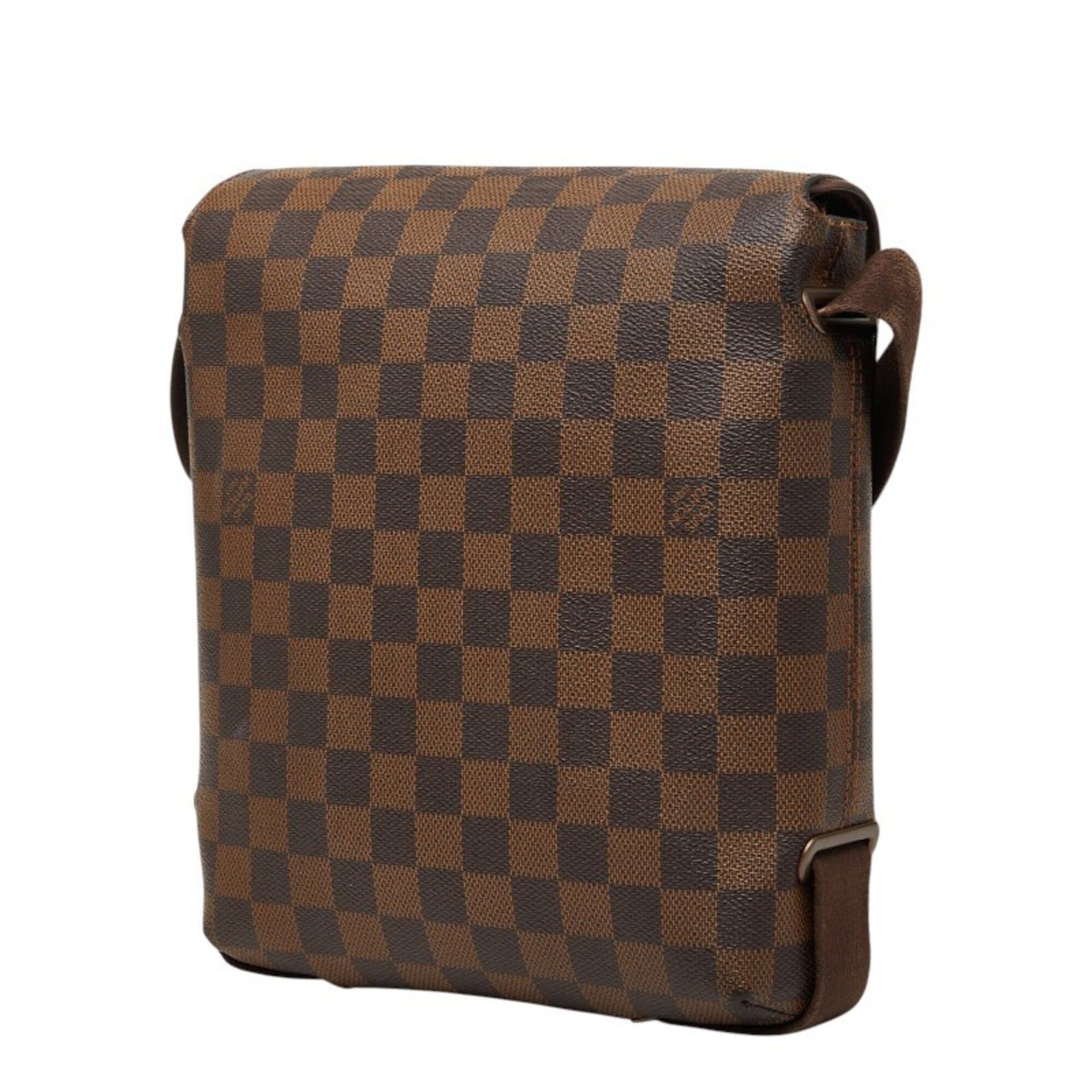 Louis Vuitton Louis Vuitton Damier Brooklyn PM Crossbody Shoulder Bag N51210 Brown Leather Women's LOUIS VUITTON Size ONE SIZE - 2 Thumbnail