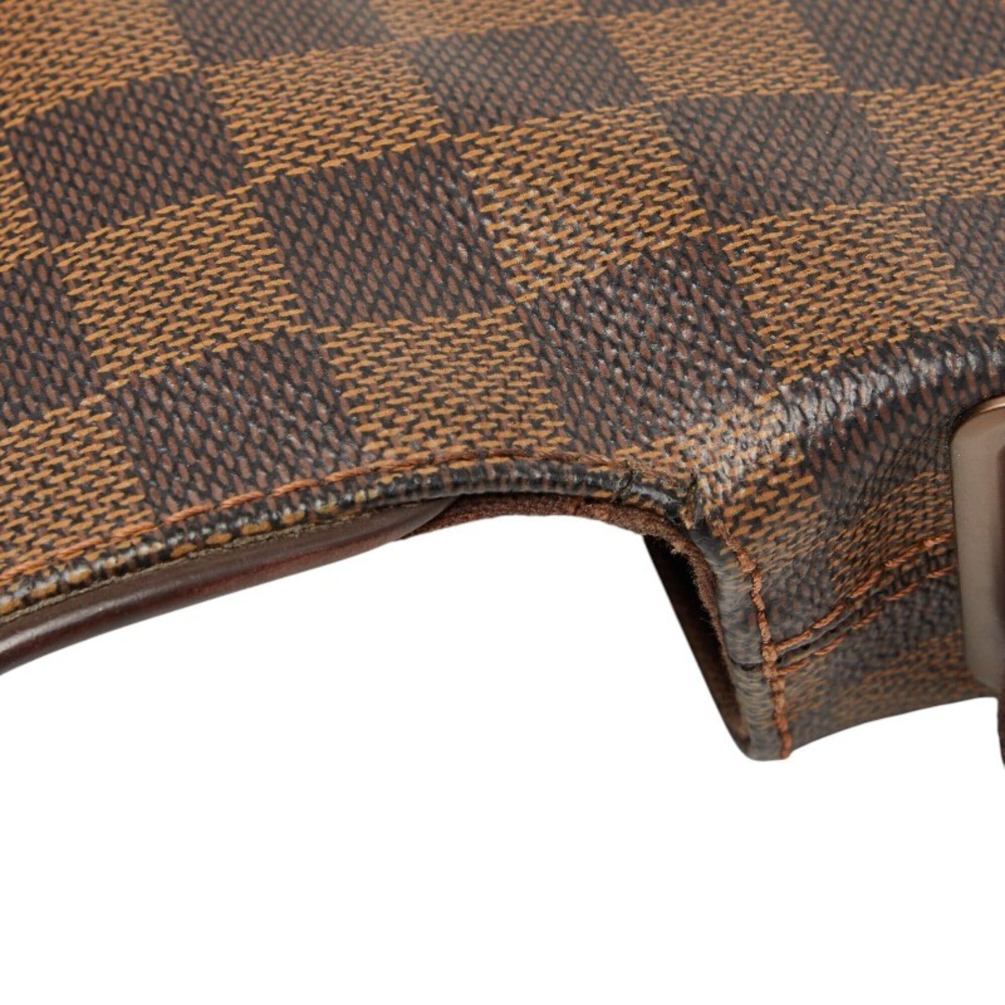Louis Vuitton Louis Vuitton Damier Brooklyn PM Crossbody Shoulder Bag N51210 Brown Leather Women's LOUIS VUITTON Size ONE SIZE - 10 Thumbnail