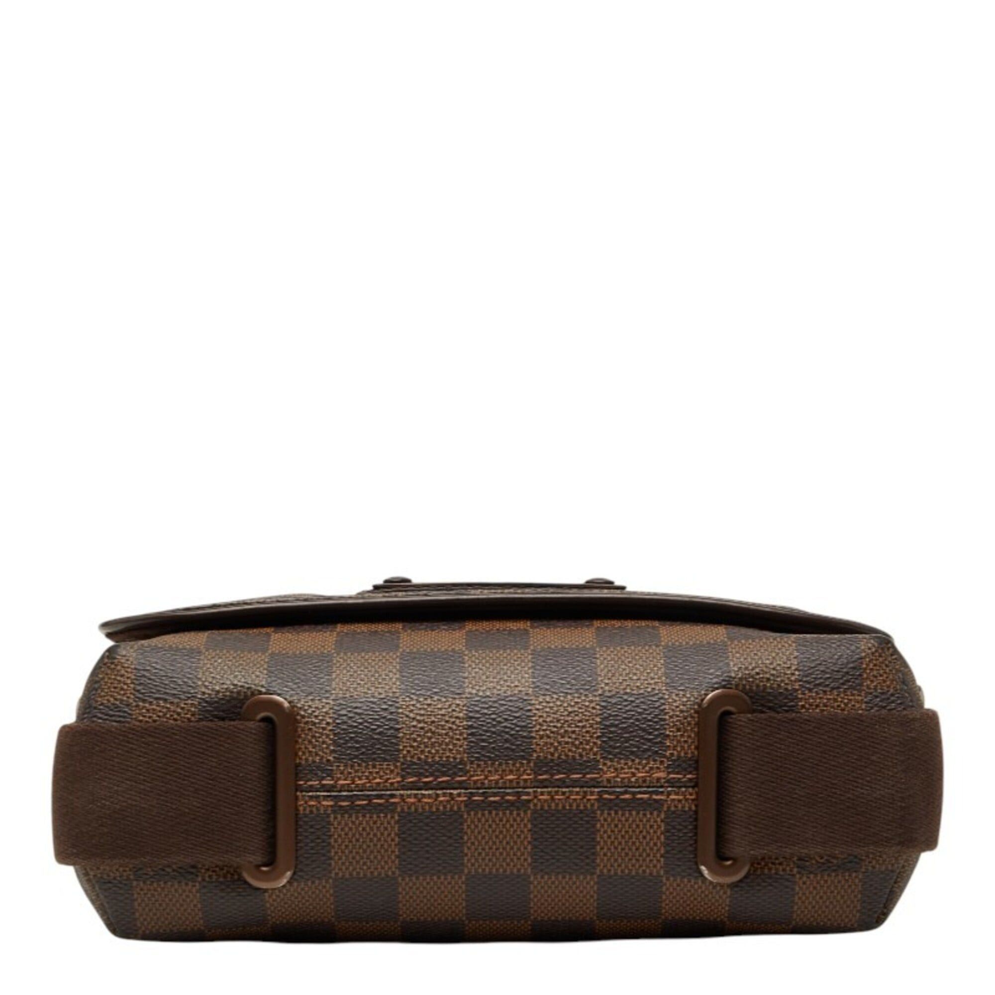 Louis Vuitton Louis Vuitton Damier Brooklyn PM Crossbody Shoulder Bag N51210 Brown Leather Women's LOUIS VUITTON Size ONE SIZE - 3 Thumbnail