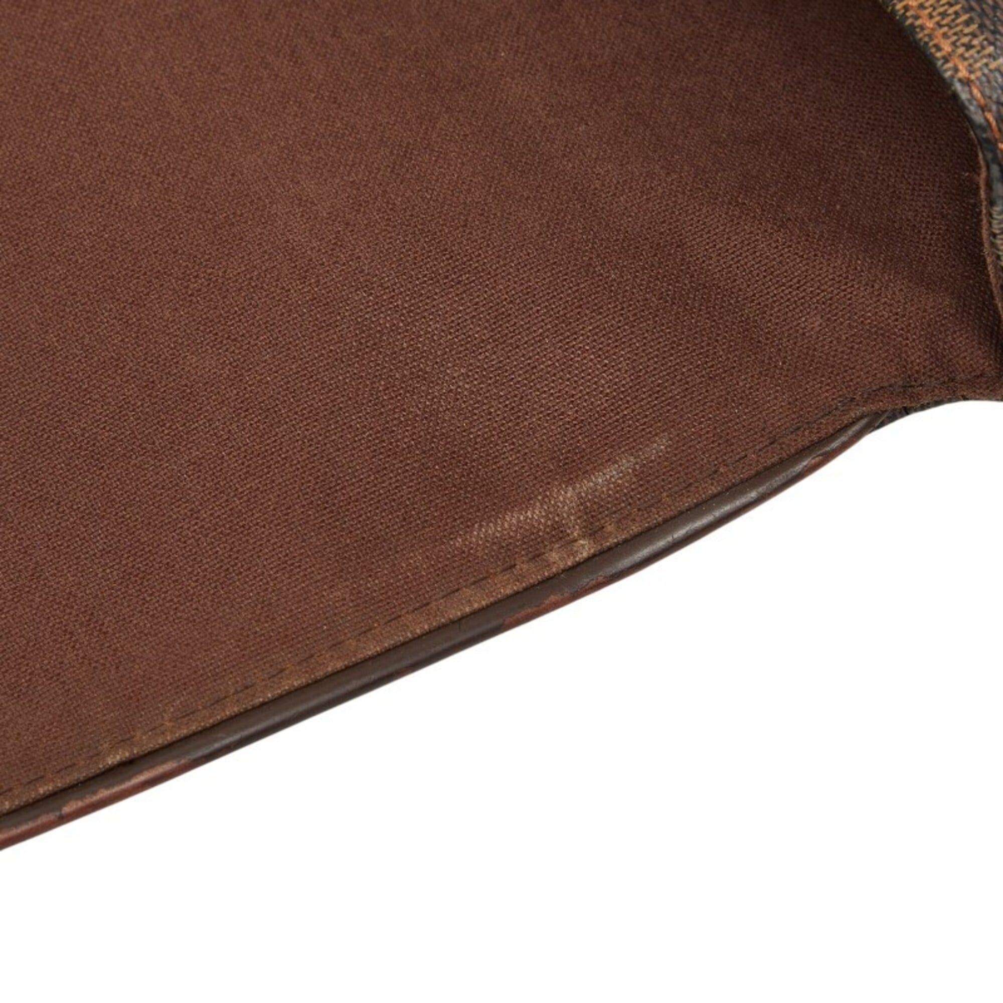 Louis Vuitton Louis Vuitton Damier Brooklyn PM Crossbody Shoulder Bag N51210 Brown Leather Women's LOUIS VUITTON Size ONE SIZE - 12 Thumbnail