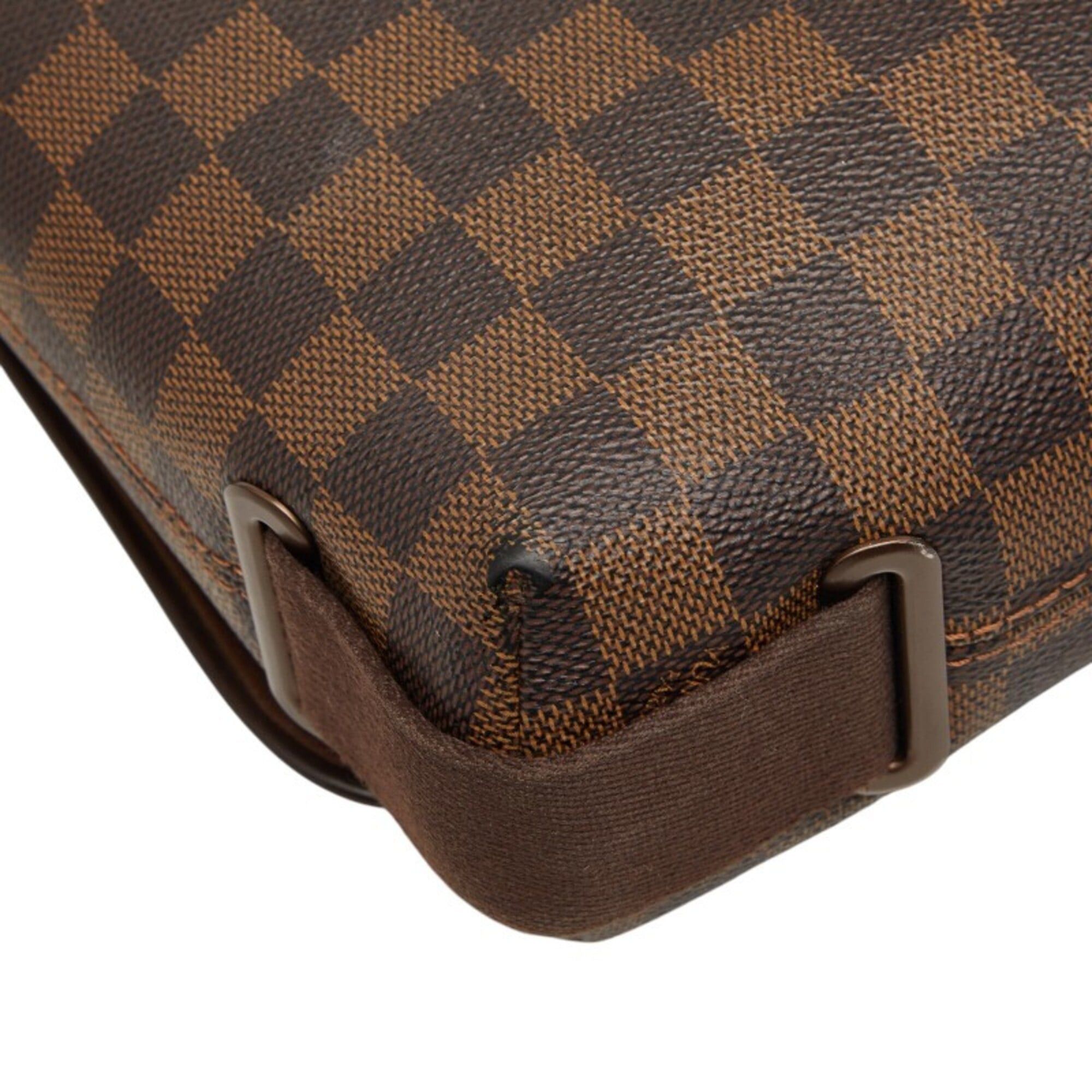 Louis Vuitton Louis Vuitton Damier Brooklyn PM Crossbody Shoulder Bag N51210 Brown Leather Women's LOUIS VUITTON Size ONE SIZE - 7 Thumbnail