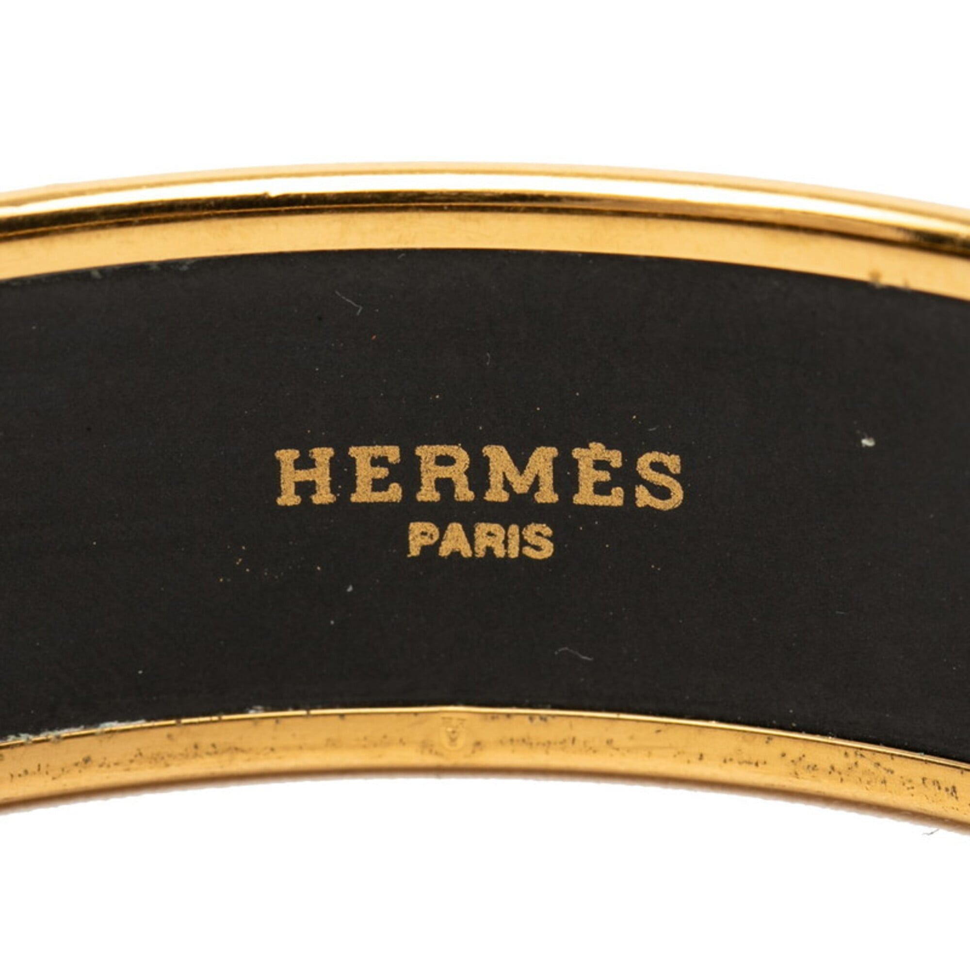 Hermes Hermes Enamel GM Cloisonné Bangle, Red Plated, Women's Size ONE SIZE - 7 Thumbnail