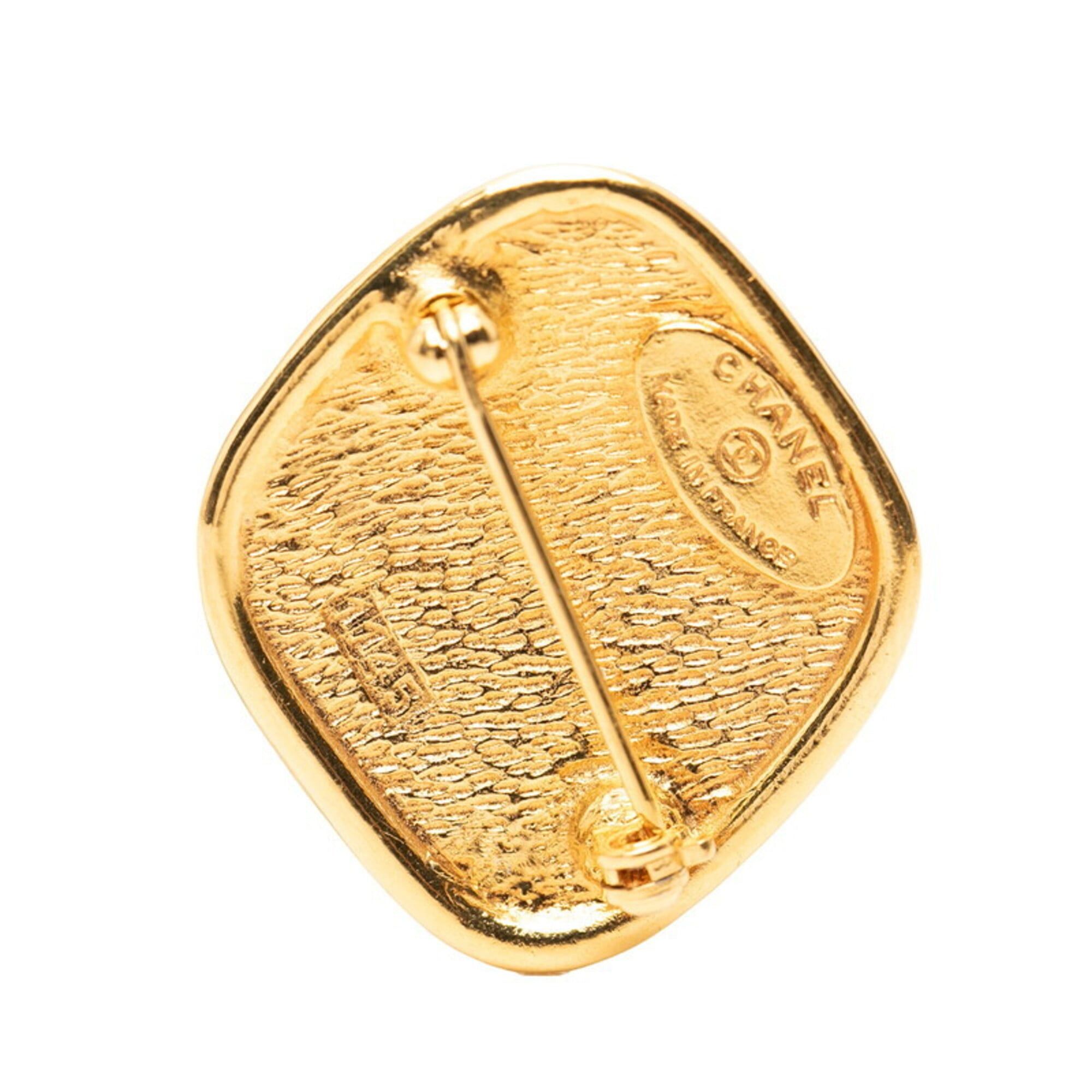 Chanel Chanel Coco Mark 31 RUE CAMBON Brooch Gold Plated Women's CHANEL Size ONE SIZE - 2 Thumbnail