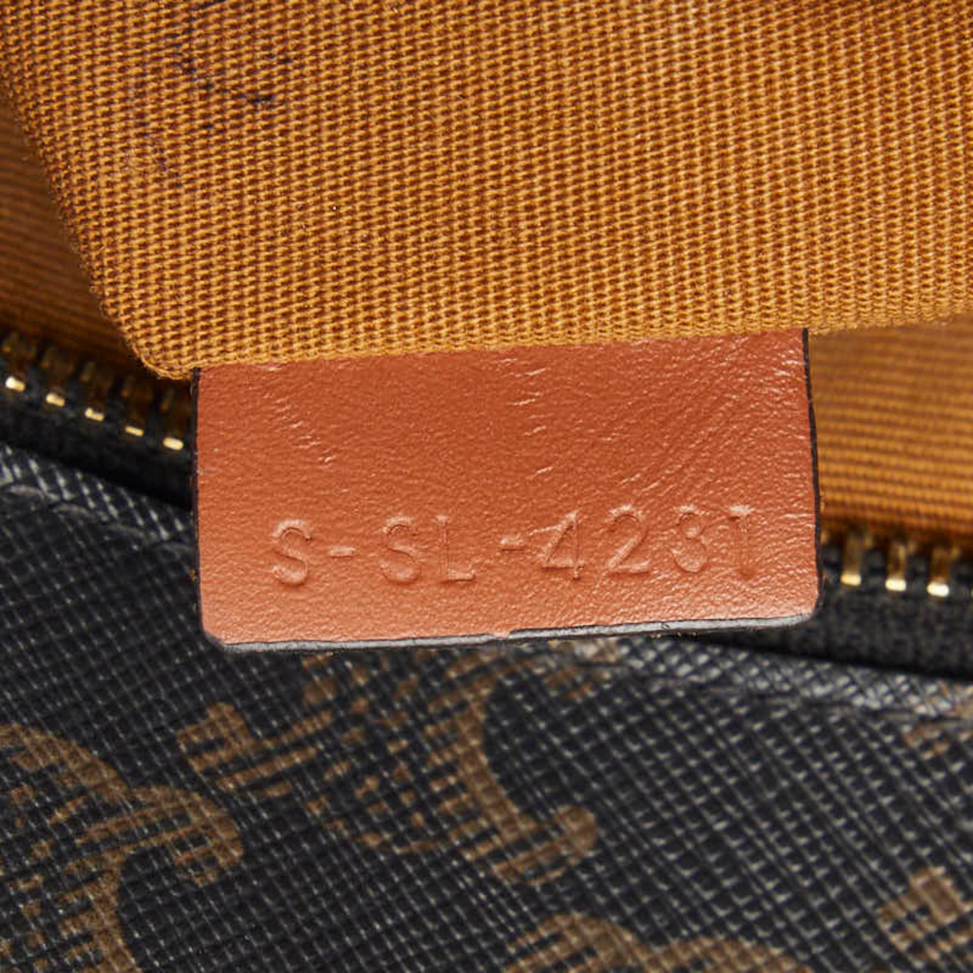 Celine Celine Triomphe Vertical Cabas Small Tote Bag Shoulder 2-Way Brown Leather Women's CELINE Size ONE SIZE - 13 Thumbnail