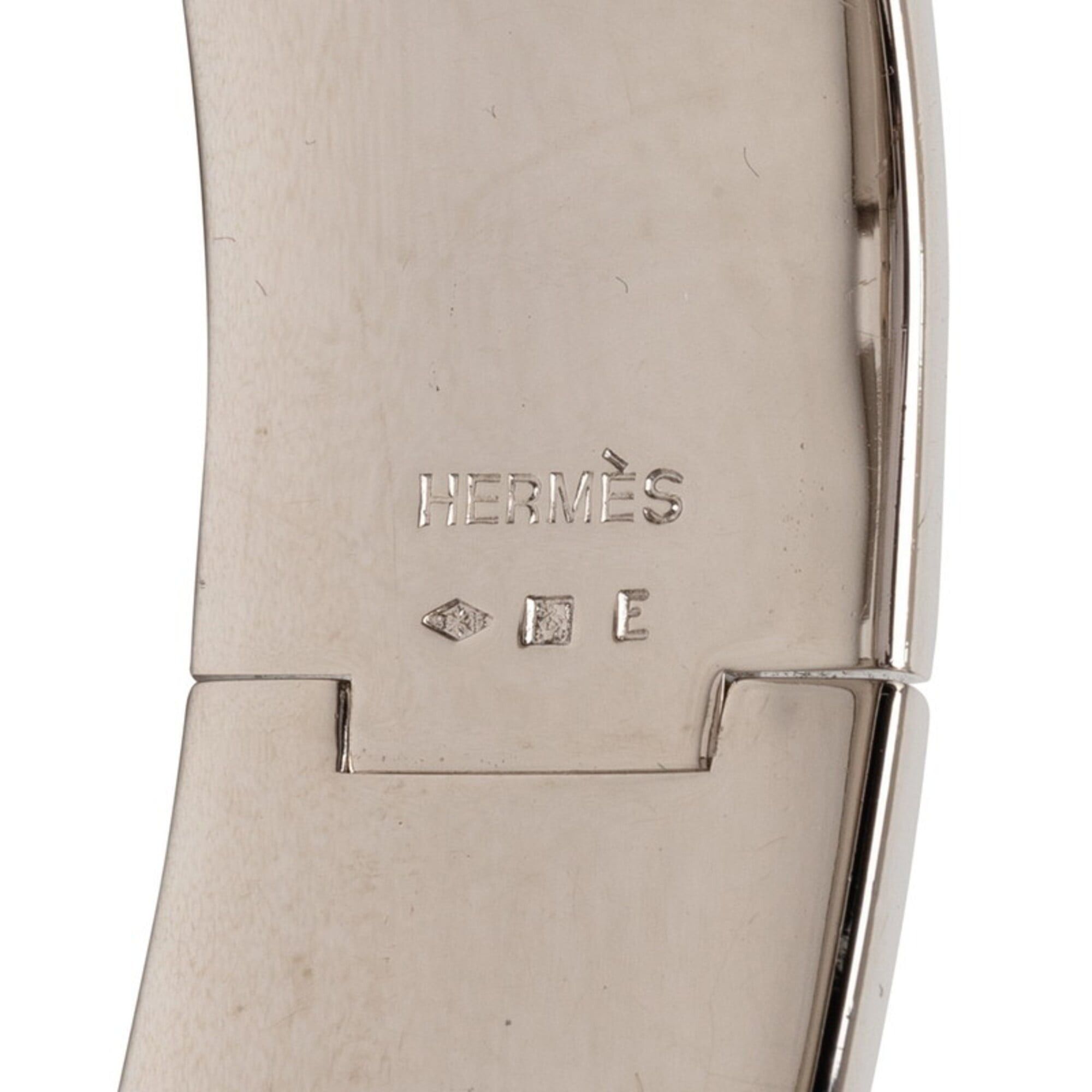 Hermes Hermes Clic Clac H GM Bracelet, Silver and Red Metal Enamel, Women's HERMES Size ONE SIZE - 5 Thumbnail