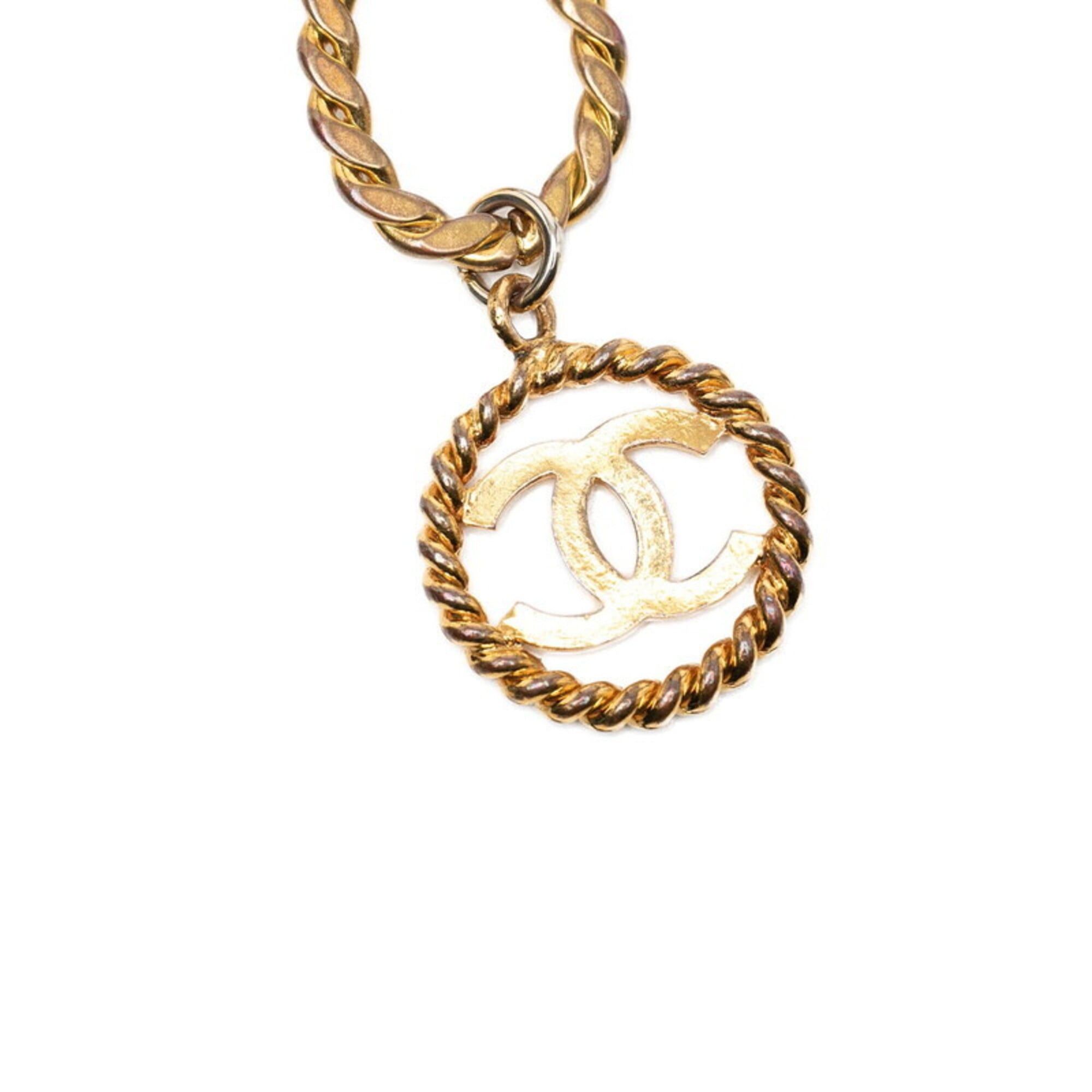 Chanel Chanel Coco Mark Twist Chain Belt, 29 Stamp, Vintage Gold Plated, Women's. Size ONE SIZE - 2 Thumbnail