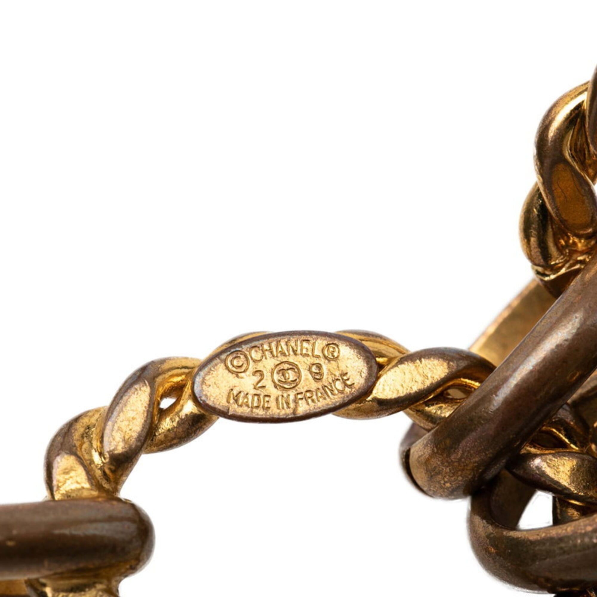 Chanel Chanel Coco Mark Twist Chain Belt, 29 Stamp, Vintage Gold Plated, Women's. Size ONE SIZE - 4 Thumbnail