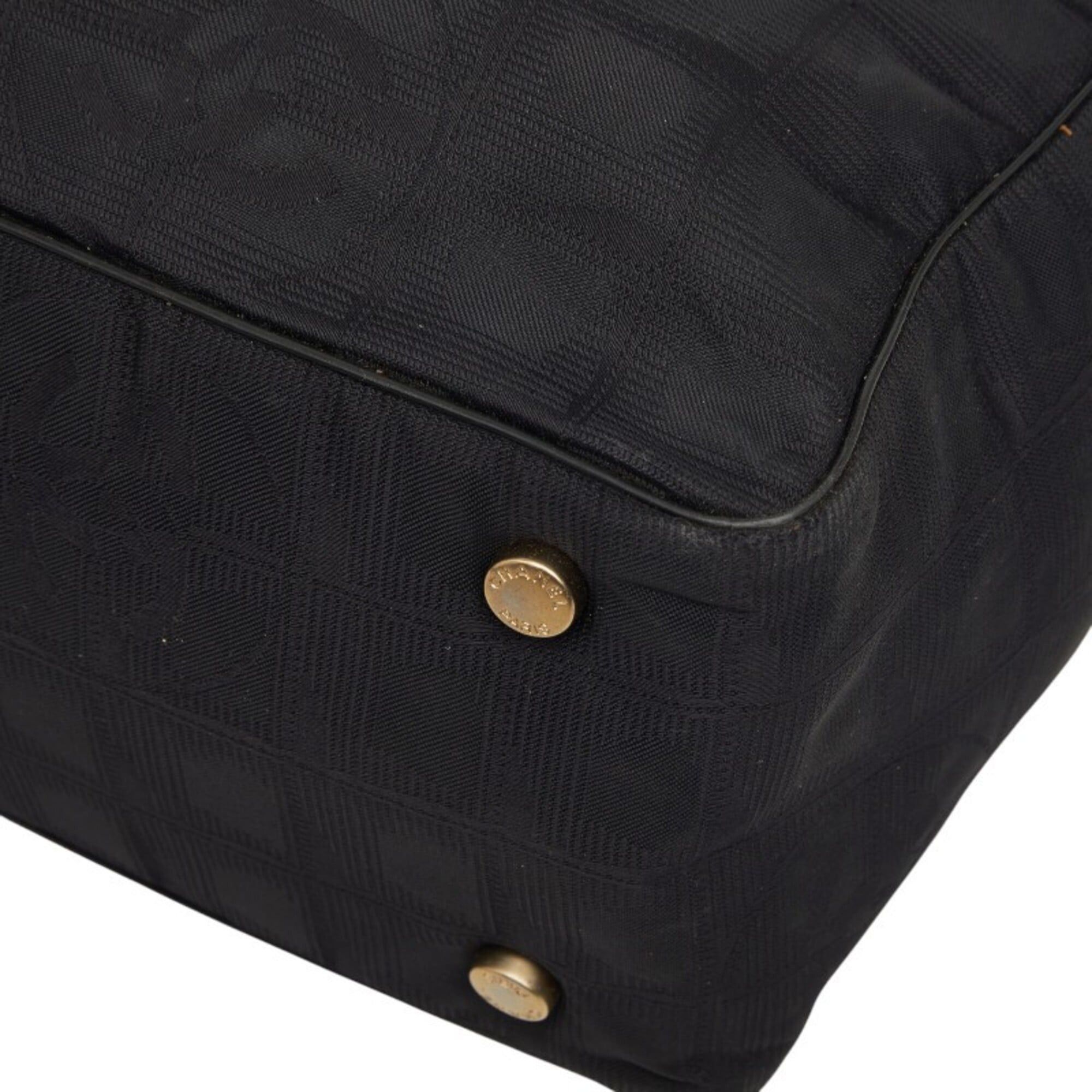 Chanel Chanel New Travel Line Handbag, Black Nylon Leather, Women's CHANEL Size ONE SIZE - 6 Thumbnail
