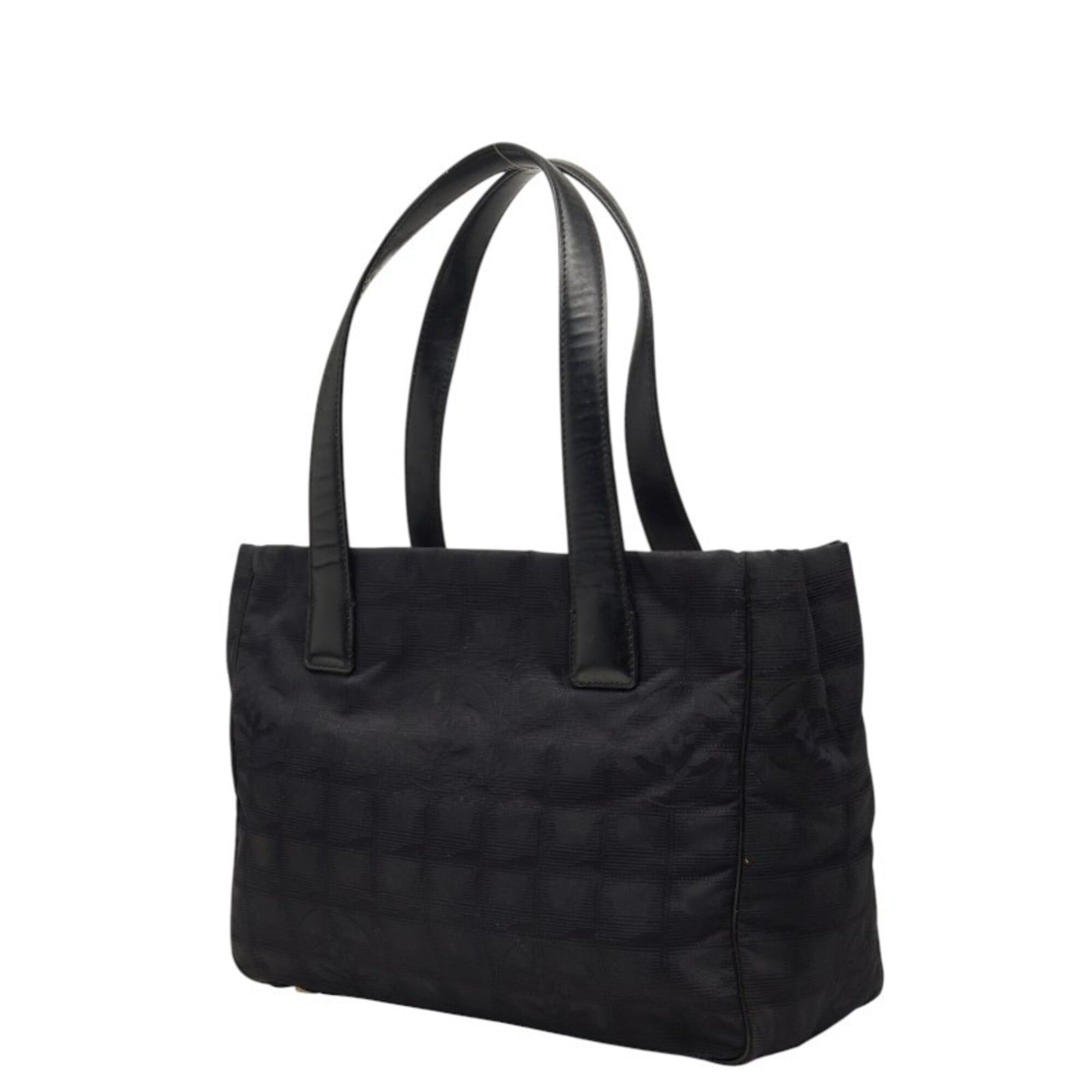 Chanel Chanel New Travel Line Handbag, Black Nylon Leather, Women's CHANEL Size ONE SIZE - 2 Thumbnail