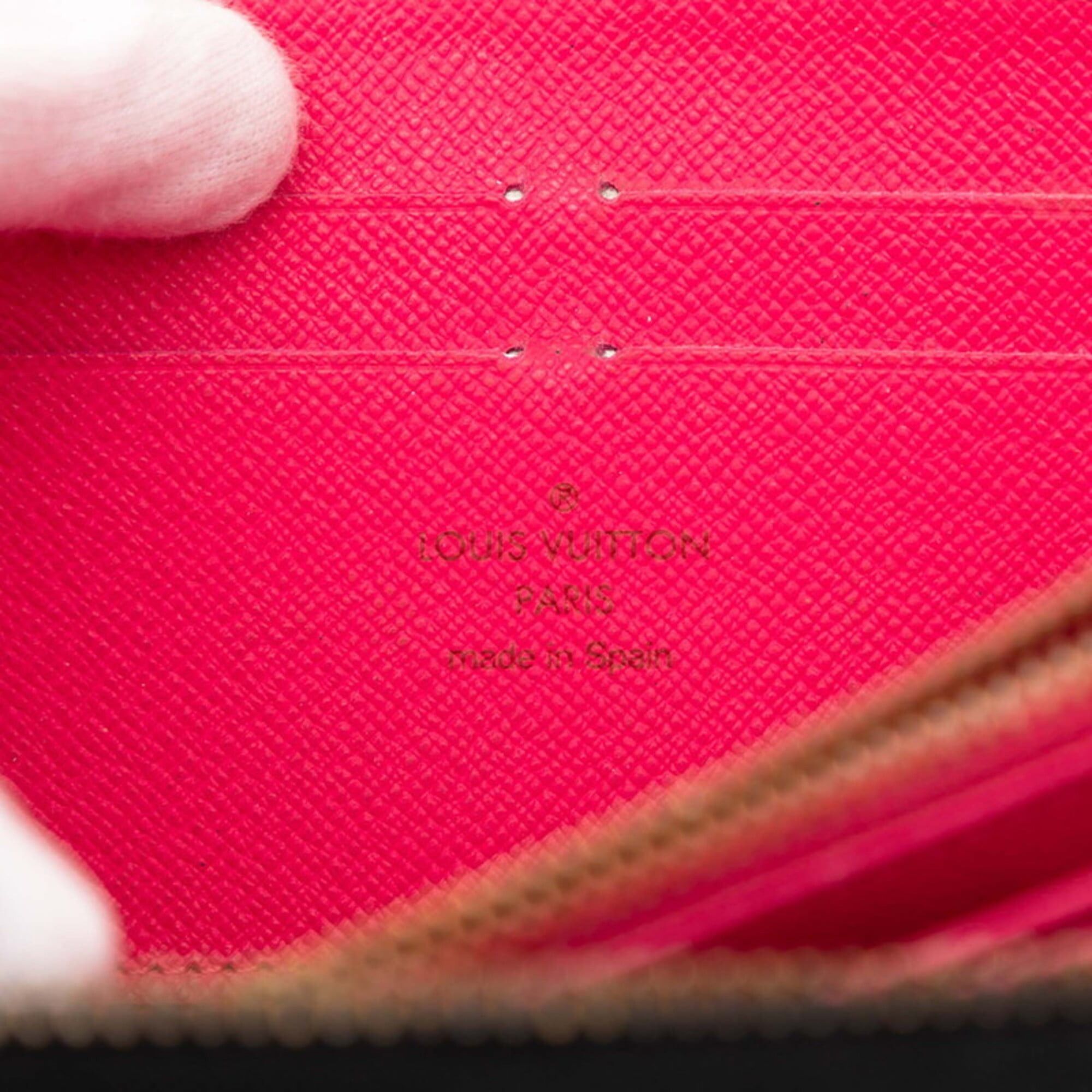 Louis Vuitton Louis Vuitton Monogram Multicolor Zippy Wallet, Round Zipper Long M60243, Black Leather, Women's LOUIS VUITTON Size ONE SIZE - 6 Thumbnail