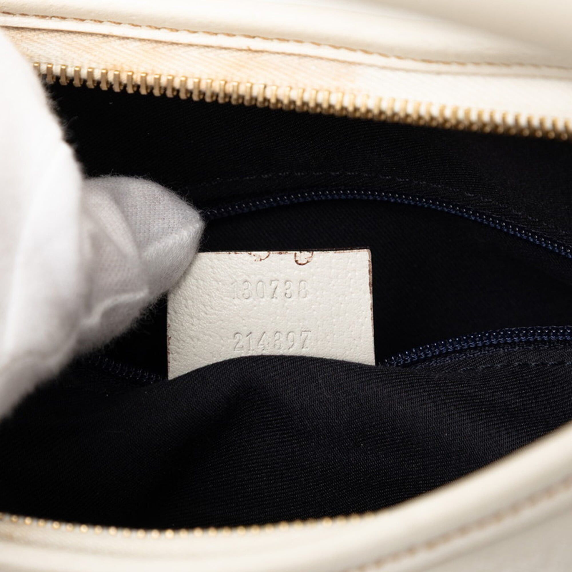 Gucci Gucci Abbey One-Shoulder Bag 130738 White Leather Women's GUCCI Size ONE SIZE - 7 Thumbnail