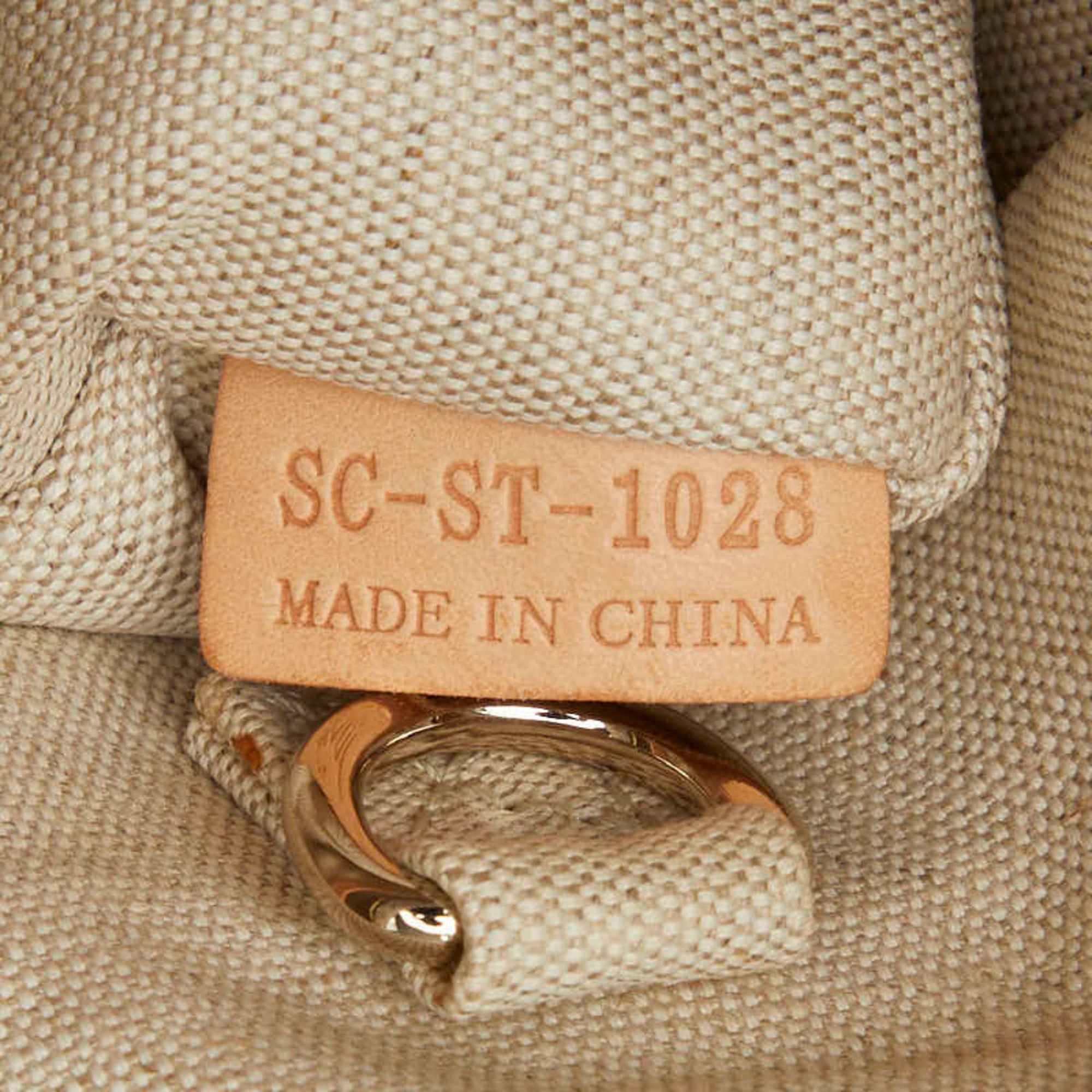 Celine Celine carriage pattern handbag, gray and white leather, women's. Size ONE SIZE - 12 Thumbnail