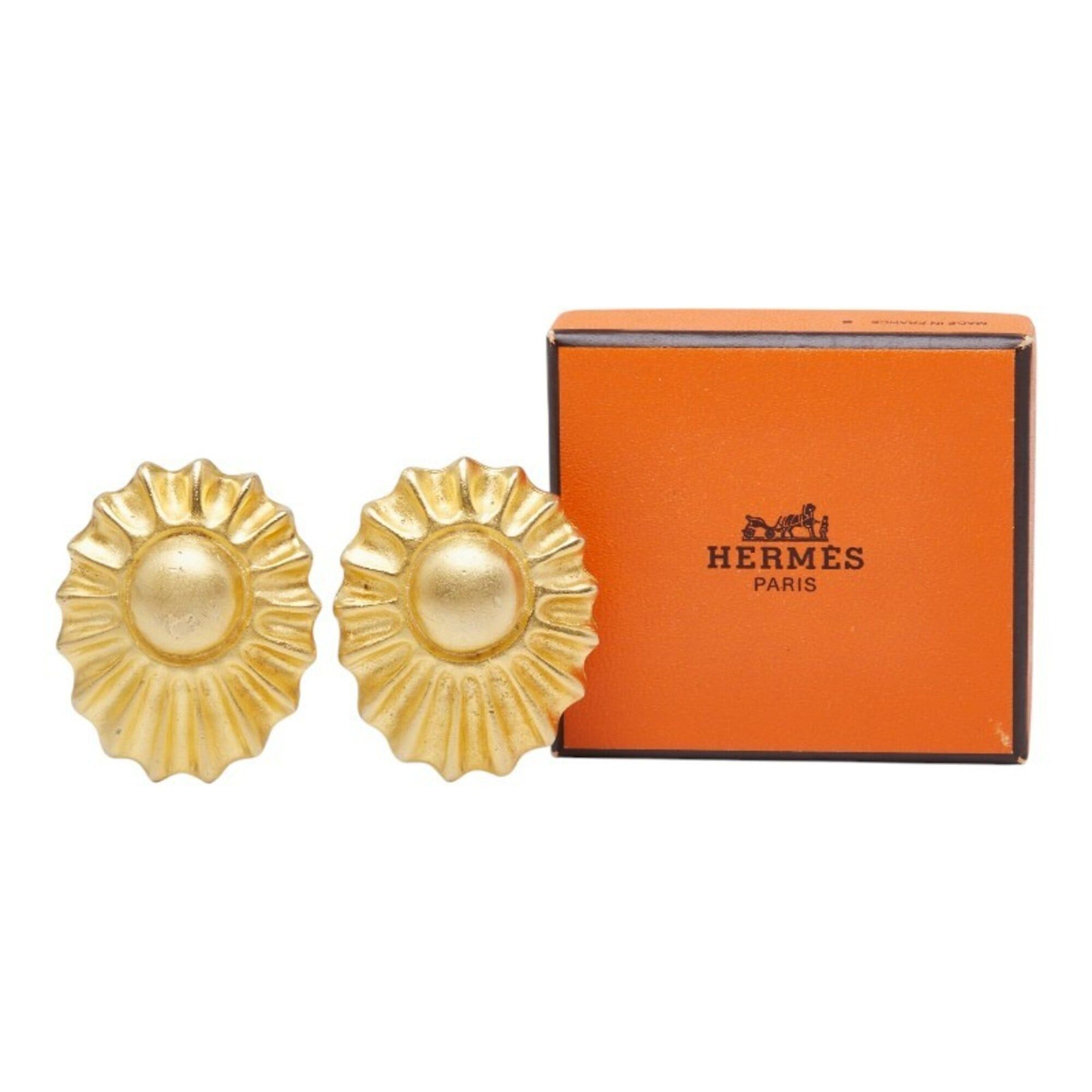 Hermes Hermes Earrings, Gold Plated, Women's Size ONE SIZE - 4 Thumbnail