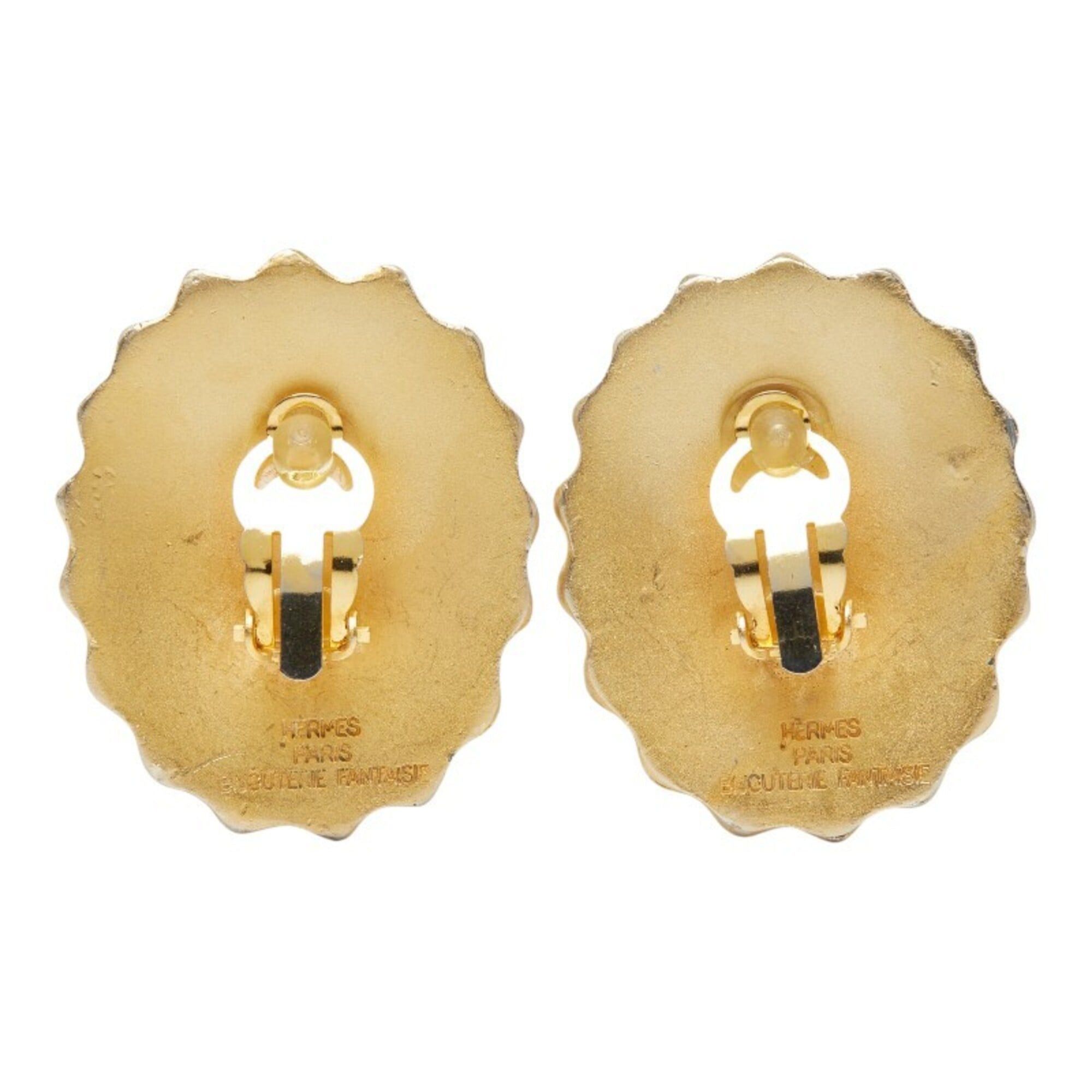 Hermes Hermes Earrings, Gold Plated, Women's Size ONE SIZE - 2 Thumbnail
