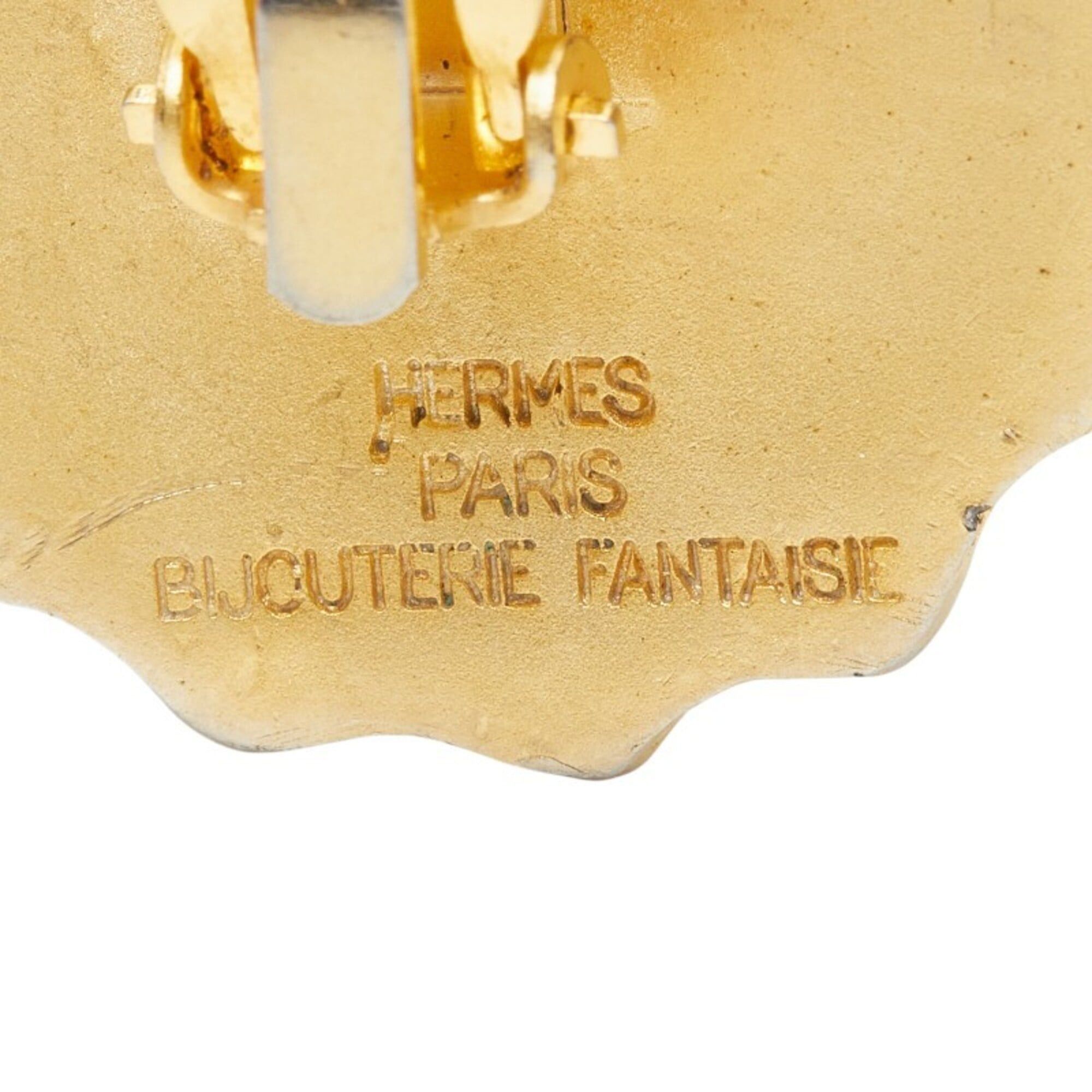 Hermes Hermes Earrings, Gold Plated, Women's Size ONE SIZE - 3 Thumbnail