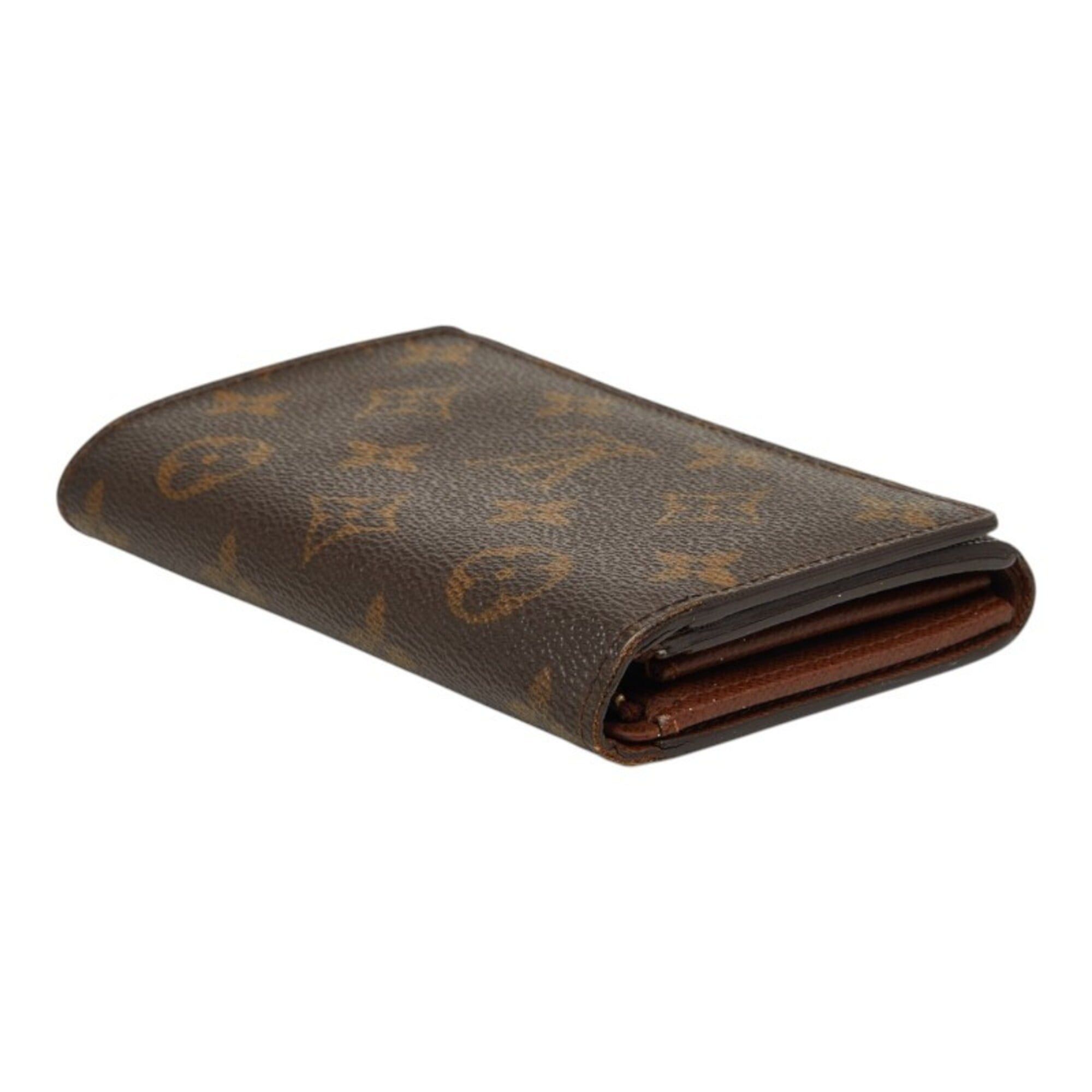 Louis Vuitton Louis Vuitton Monogram Porte Monnaie Billet Trésor Bi-fold Wallet M61730 Brown Leather Women's LOUIS VUITTON Size ONE SIZE - 5 Thumbnail