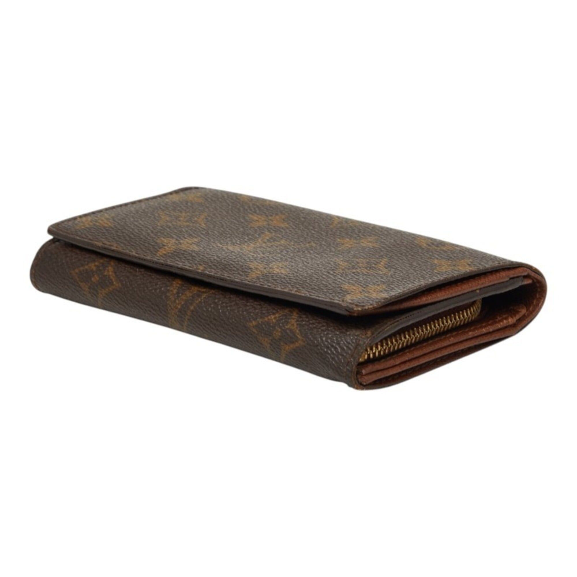 Louis Vuitton Louis Vuitton Monogram Porte Monnaie Billet Trésor Bi-fold Wallet M61730 Brown Leather Women's LOUIS VUITTON Size ONE SIZE - 4 Thumbnail