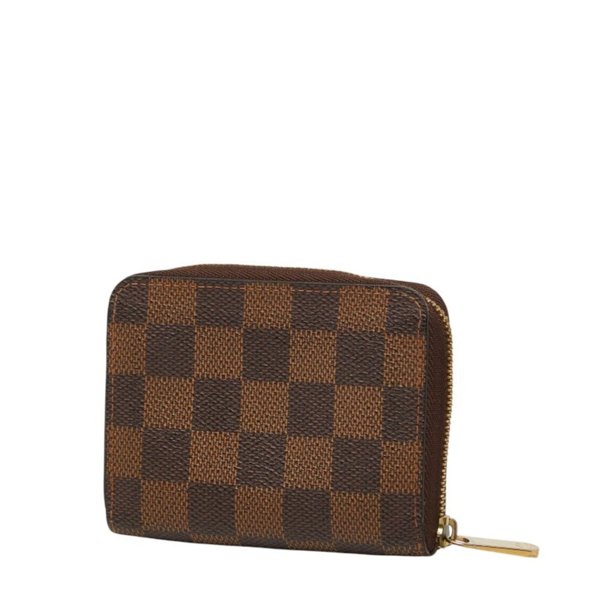 Louis Vuitton Louis Vuitton Damier Zippy Coin Purse Wallet/Coin Case/Card Holder/Business Card Case M63070 Brown Women's LOUIS VUITTON Size ONE SIZE - 2 Thumbnail
