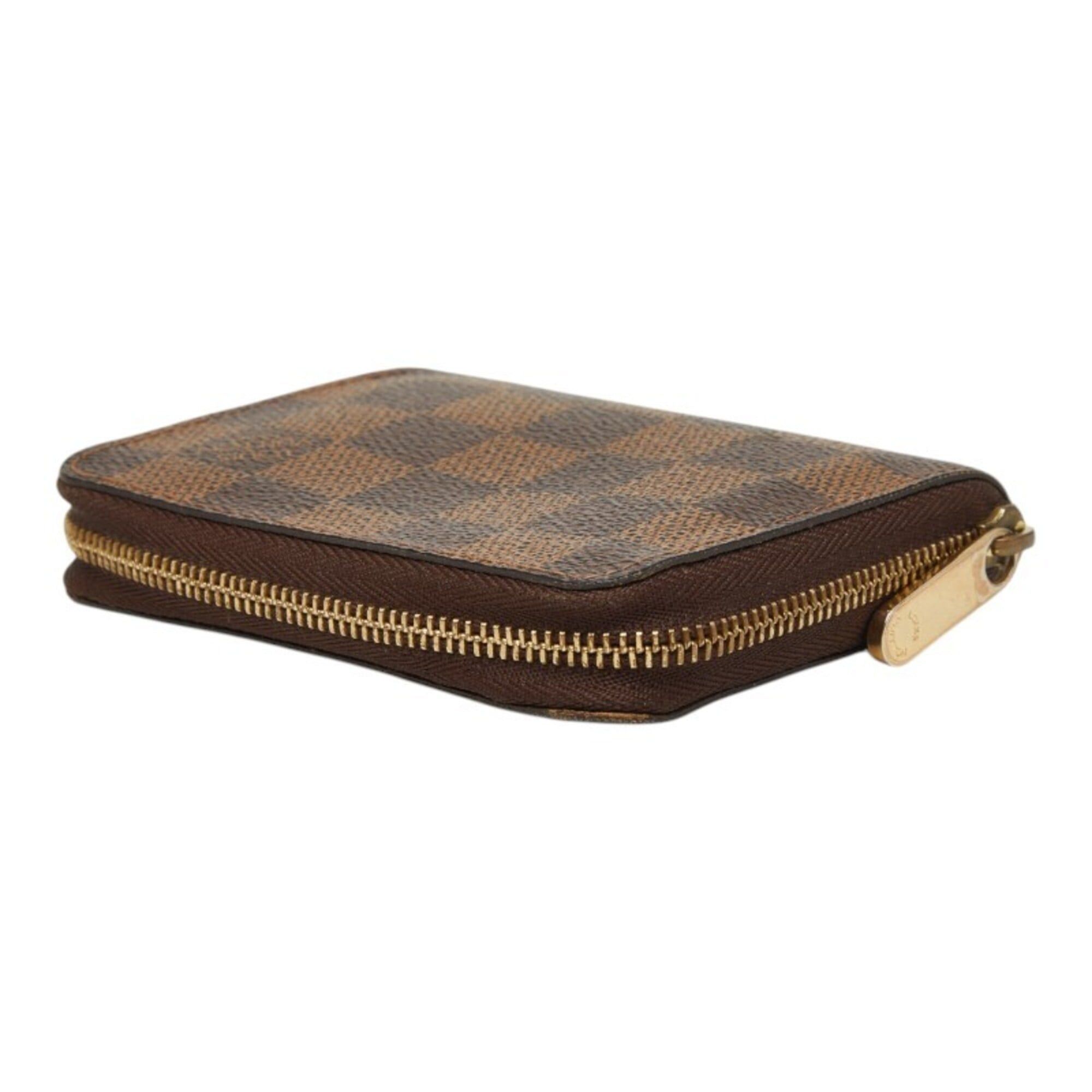 Louis Vuitton Louis Vuitton Damier Zippy Coin Purse Wallet/Coin Case/Card Holder/Business Card Case M63070 Brown Women's LOUIS VUITTON Size ONE SIZE - 5 Thumbnail