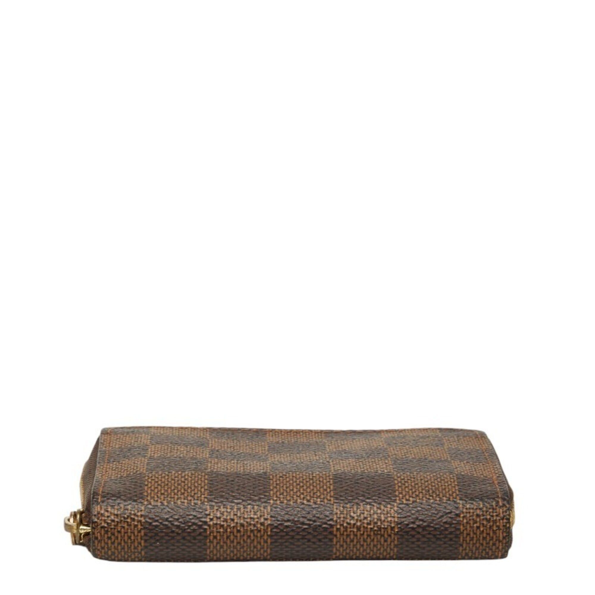 Louis Vuitton Louis Vuitton Damier Zippy Coin Purse Wallet/Coin Case/Card Holder/Business Card Case M63070 Brown Women's LOUIS VUITTON Size ONE SIZE - 3 Thumbnail